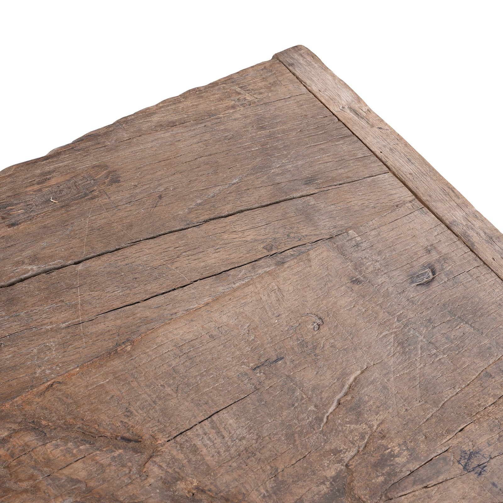 Rustic 3 Drawer Console Table - 19th Century - Image 9
