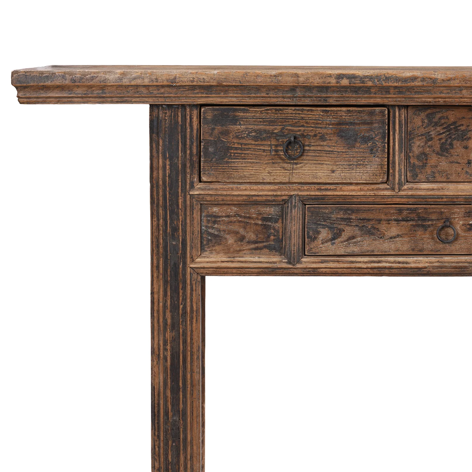 Antique 7 Drawer Console Table - 19th Century - Image 2