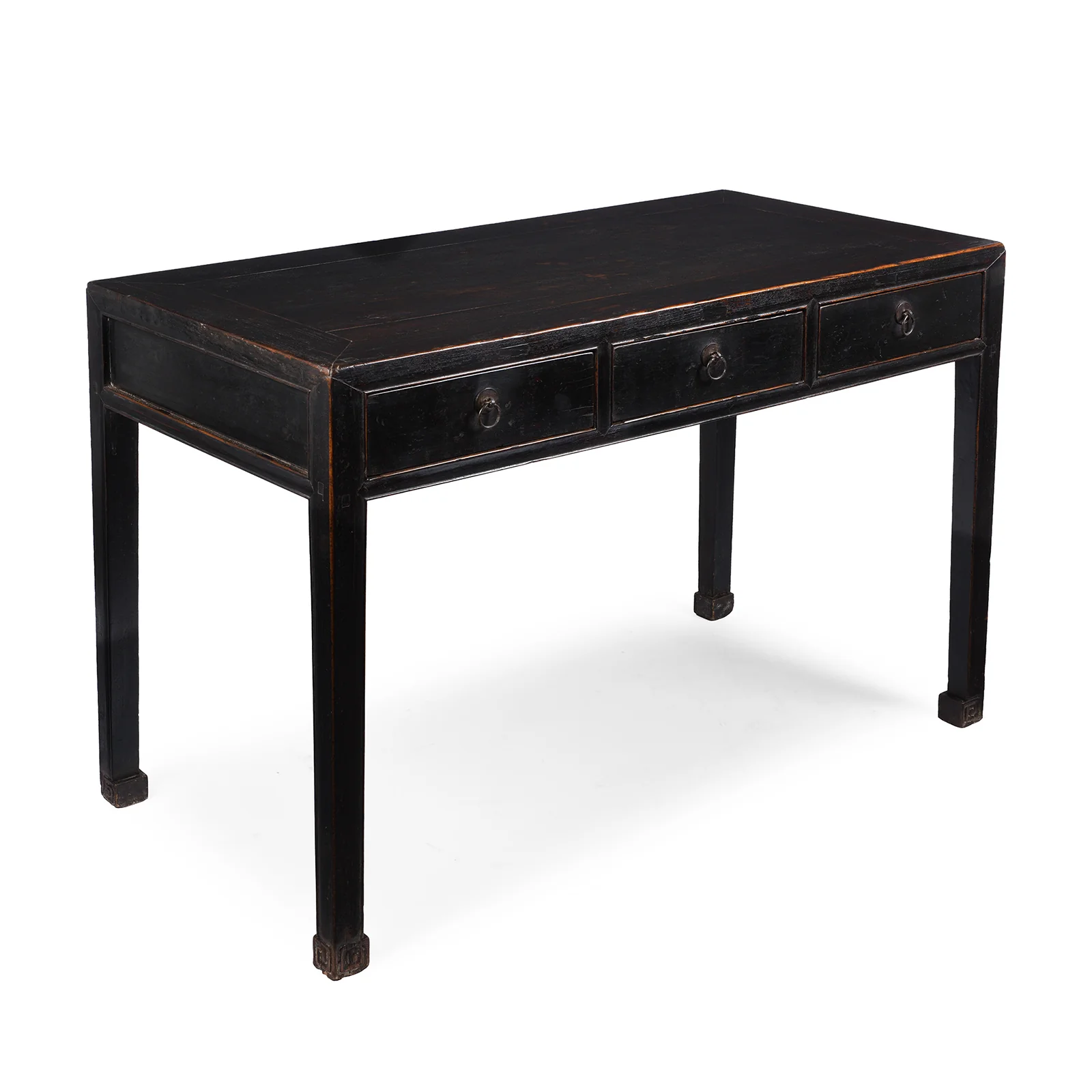 Black Lacquer Desk From Shanxi - 19th Century - Image 3