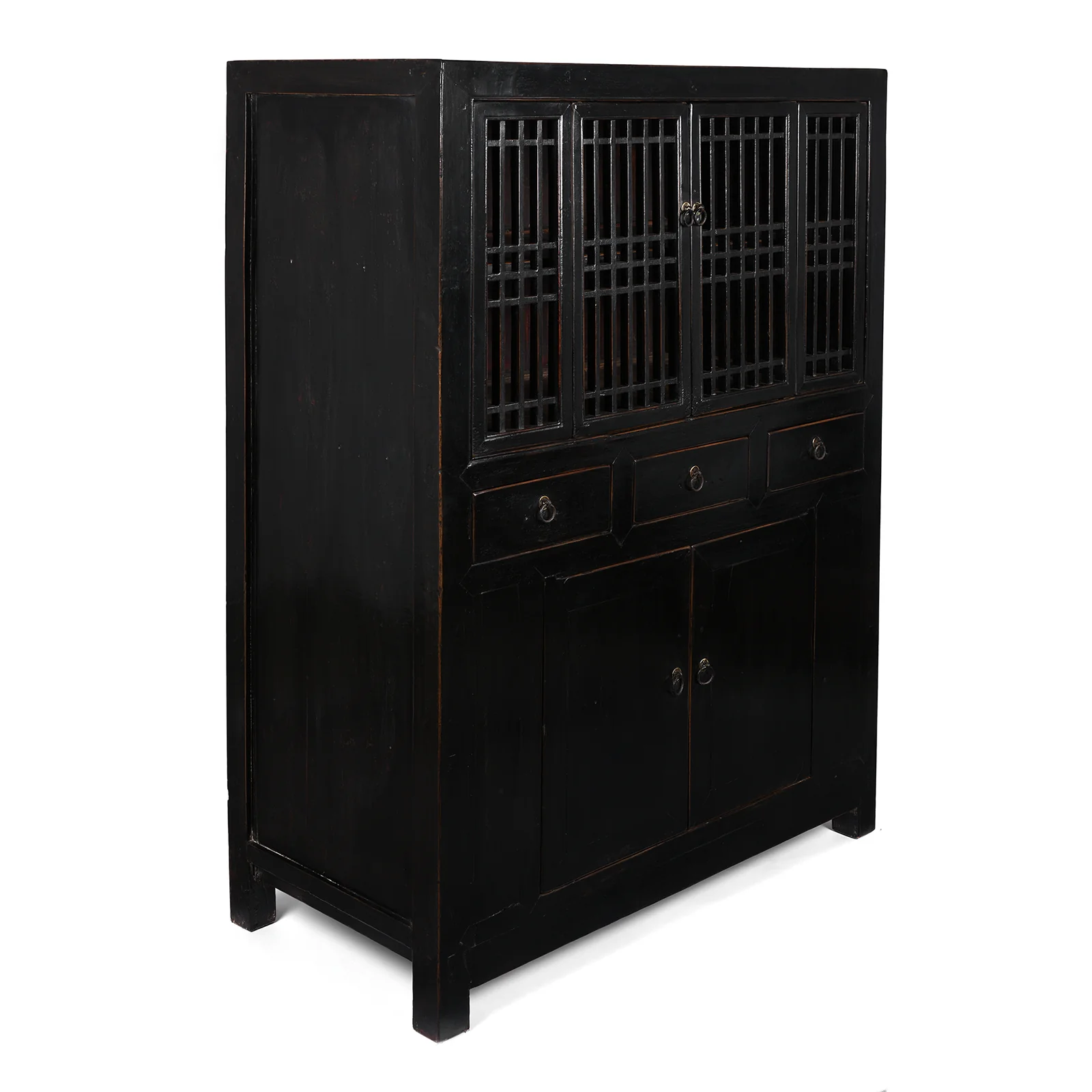 Black Lacquer Kitchen Cabinet From Shandong - 19th Century - Image 3