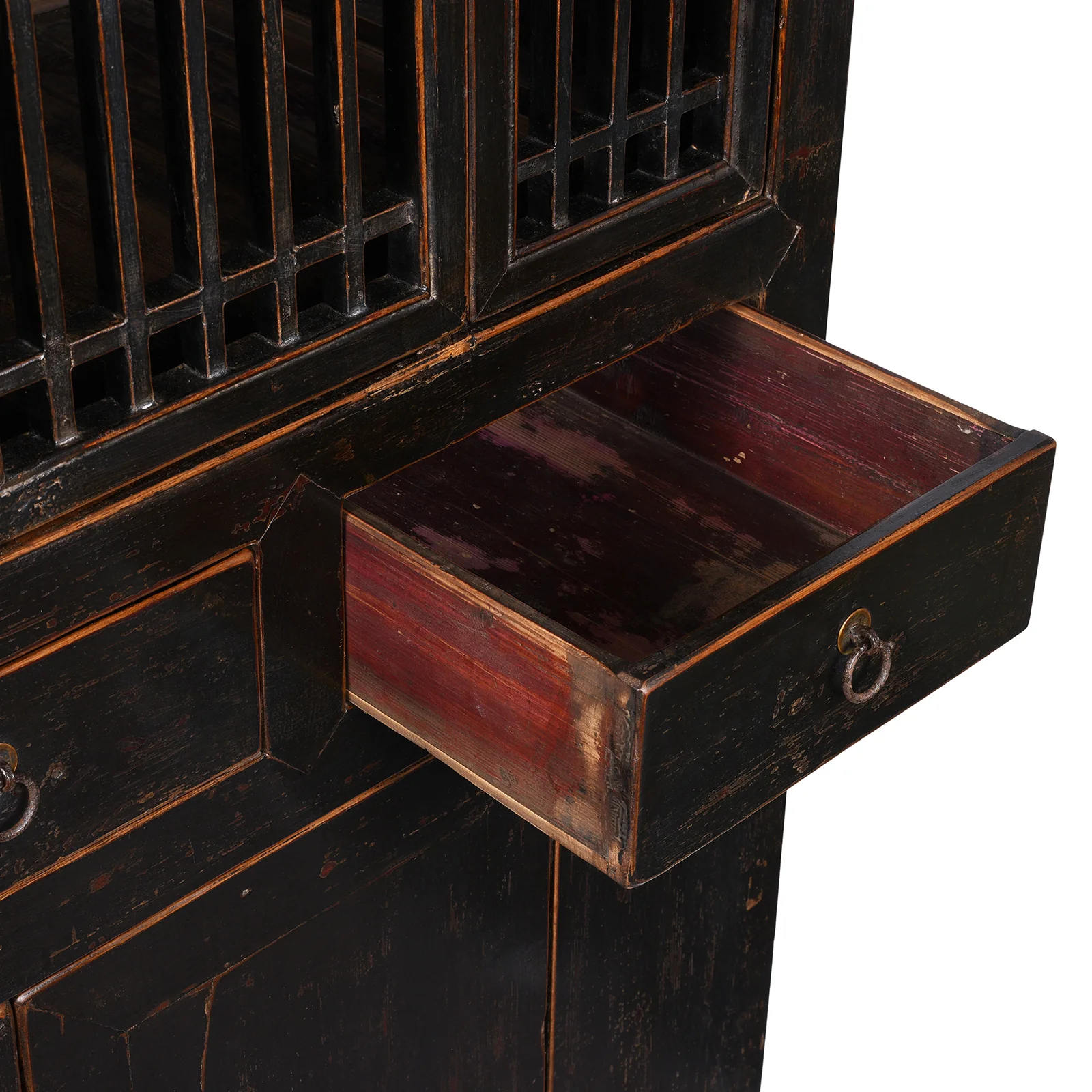 Black Lacquer Kitchen Cabinet From Shandong - 19th Century - Image 4