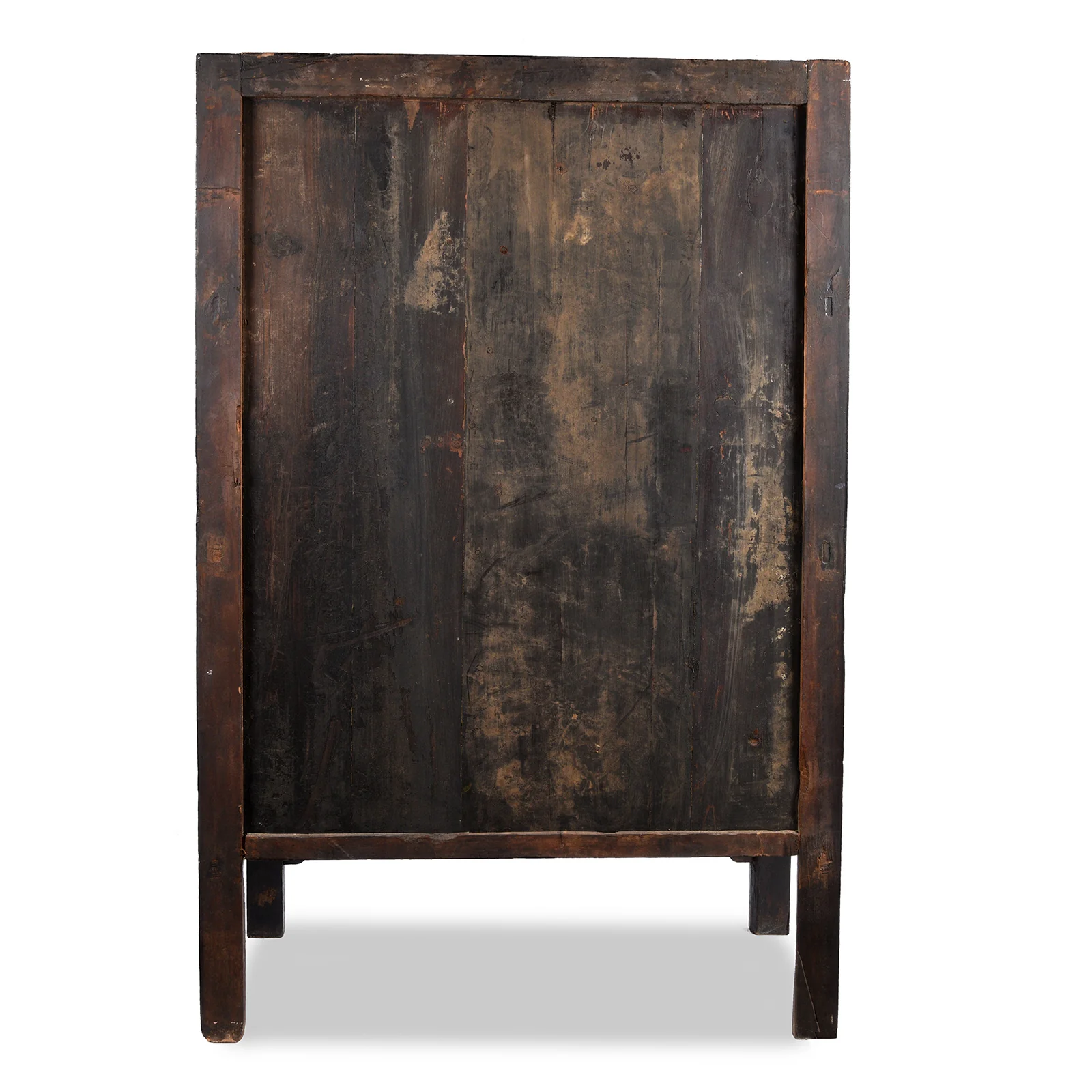 Antique Black Lacquer Wedding Cabinet From Shanxi - 19thC - Image 8