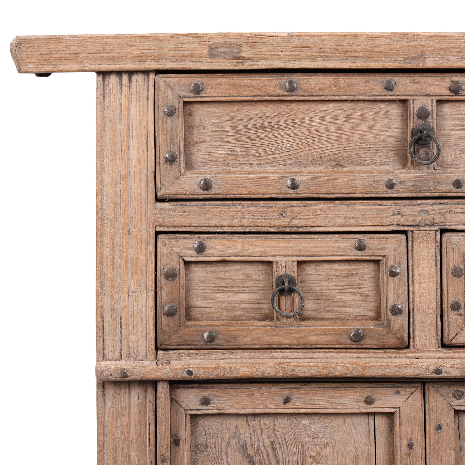 Bleached Side Cabinet From Shanxi - 19th Century - Image 4