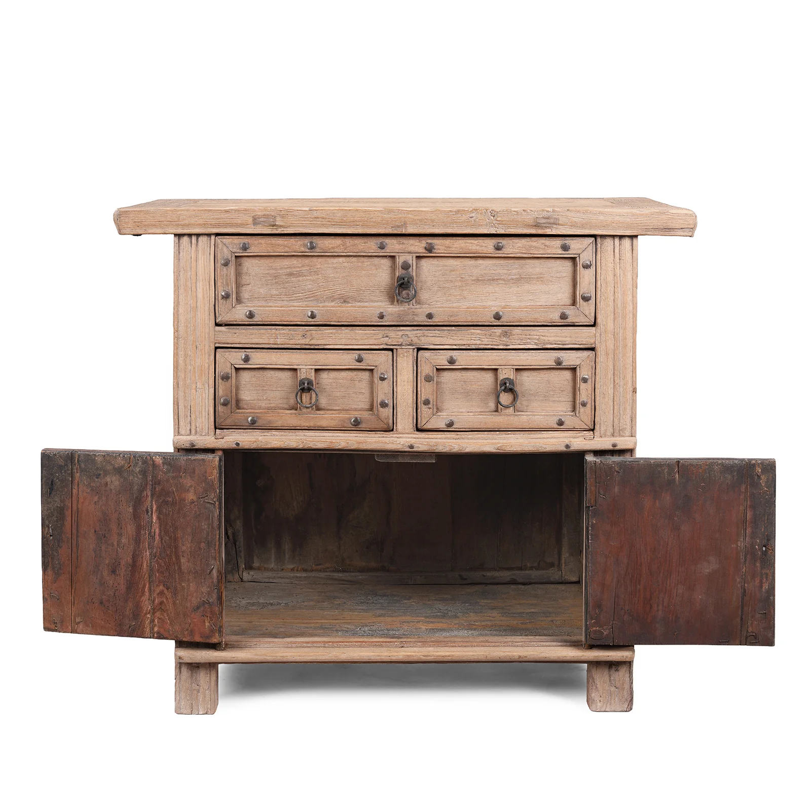 Bleached Side Cabinet From Shanxi - 19th Century - Image 5