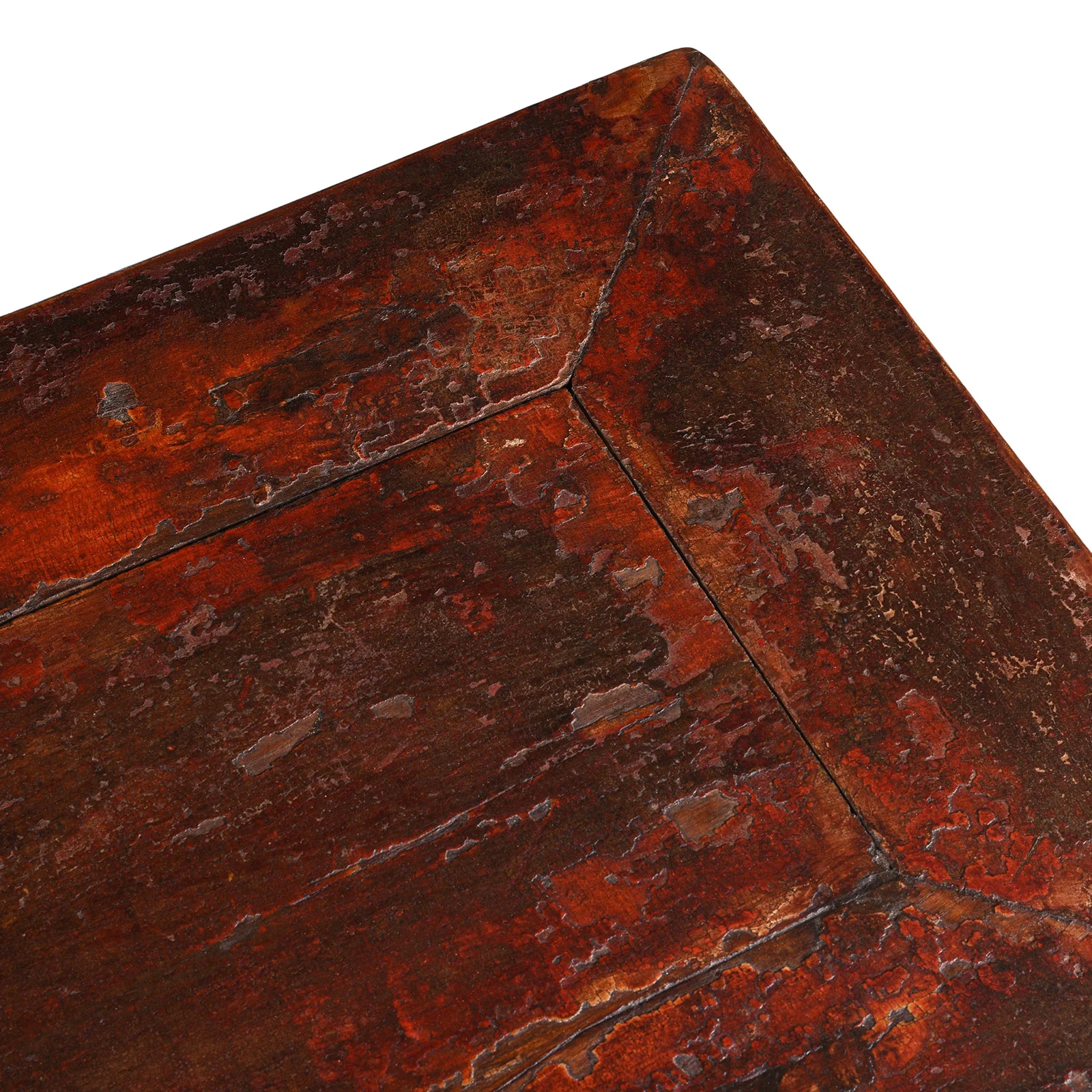 Red Lacquer Kang Table From Shanxi - Mid 19thC - Image 5
