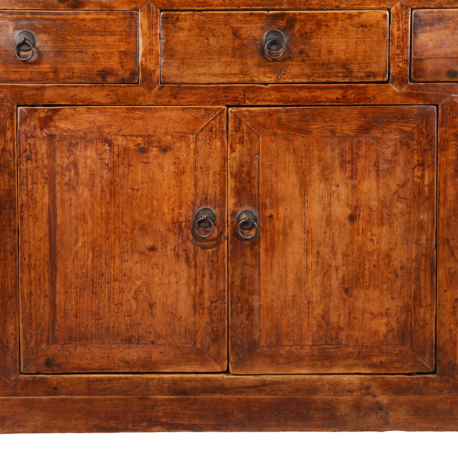 5 Drawer Cypress Wood Sideboard From Shanxi - 19thC - Image 6