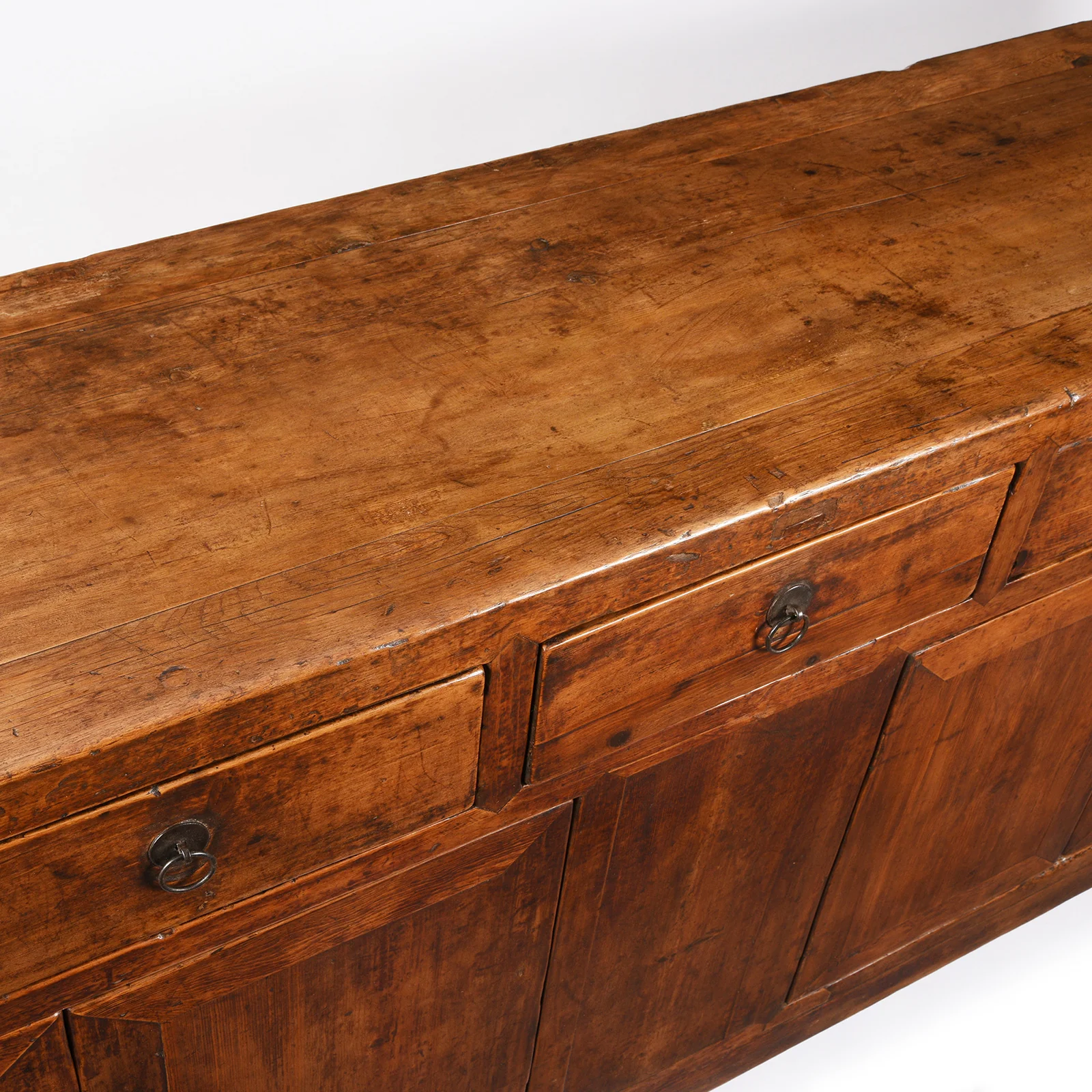 5 Drawer Cypress Wood Sideboard From Shanxi - 19thC - Image 7