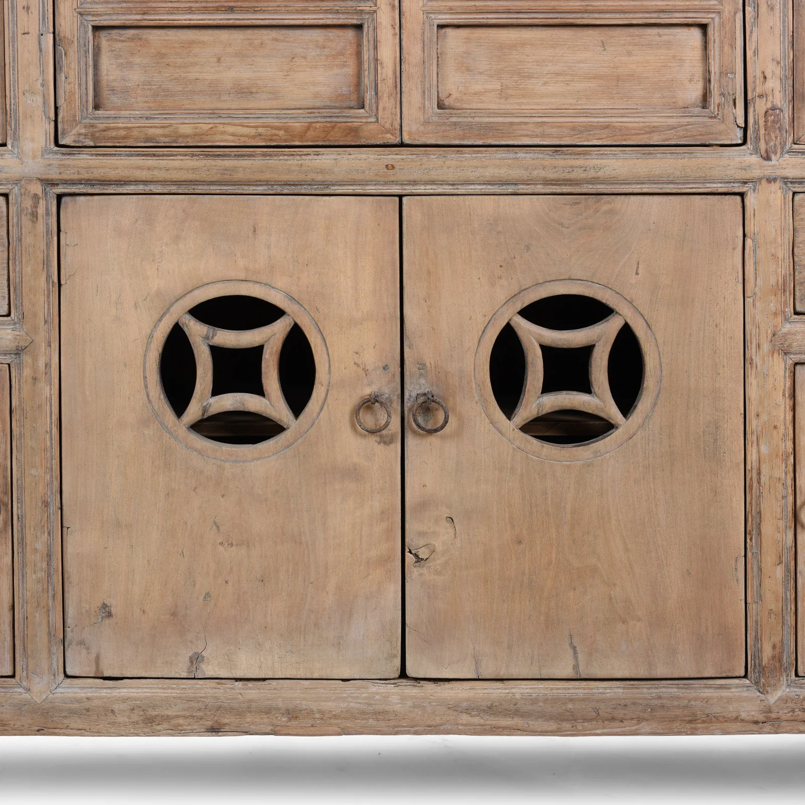 Chinese Elm Kitchen Cabinet From Hebei - 19th Century - Image 5