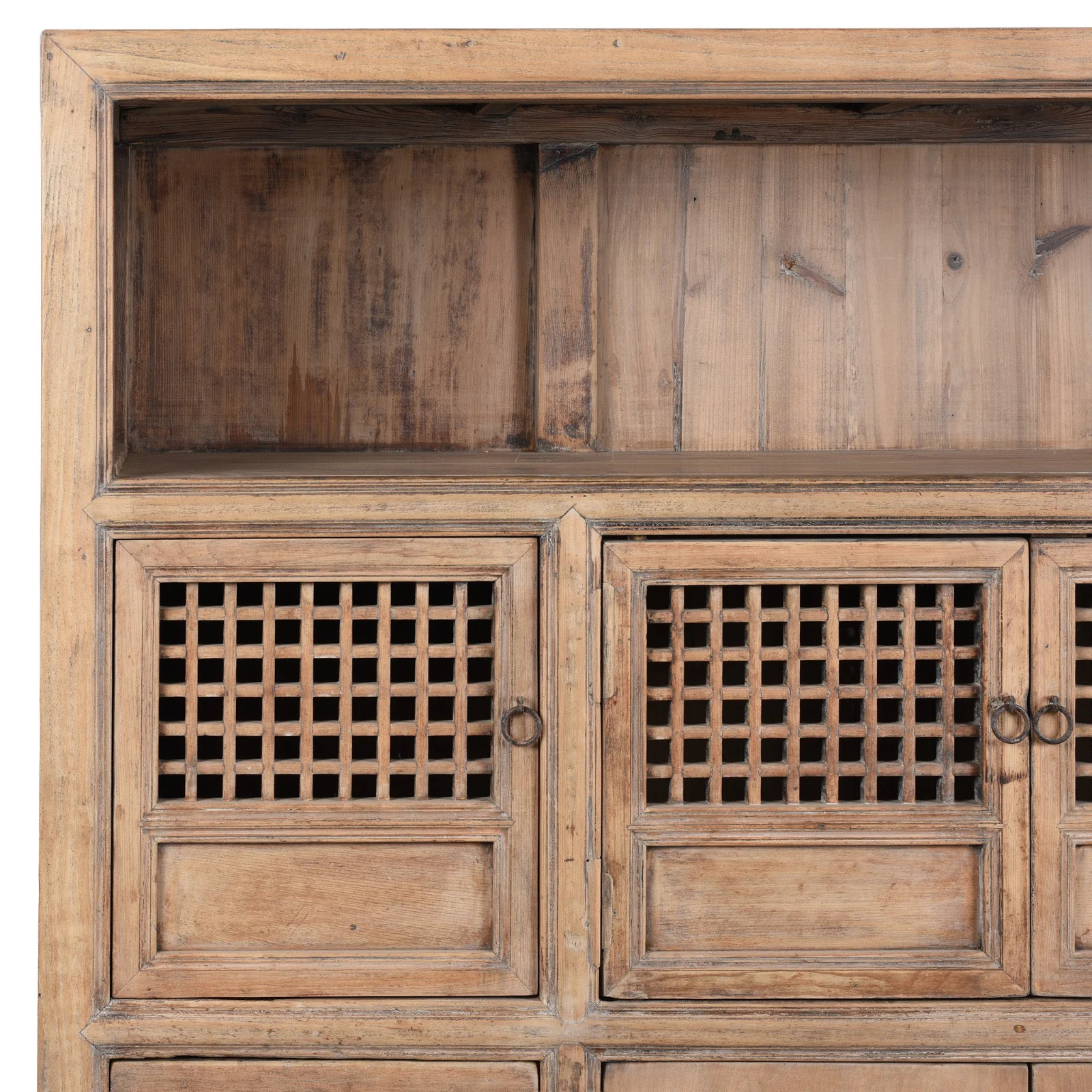 Chinese Elm Kitchen Cabinet From Hebei - 19th Century - Image 7