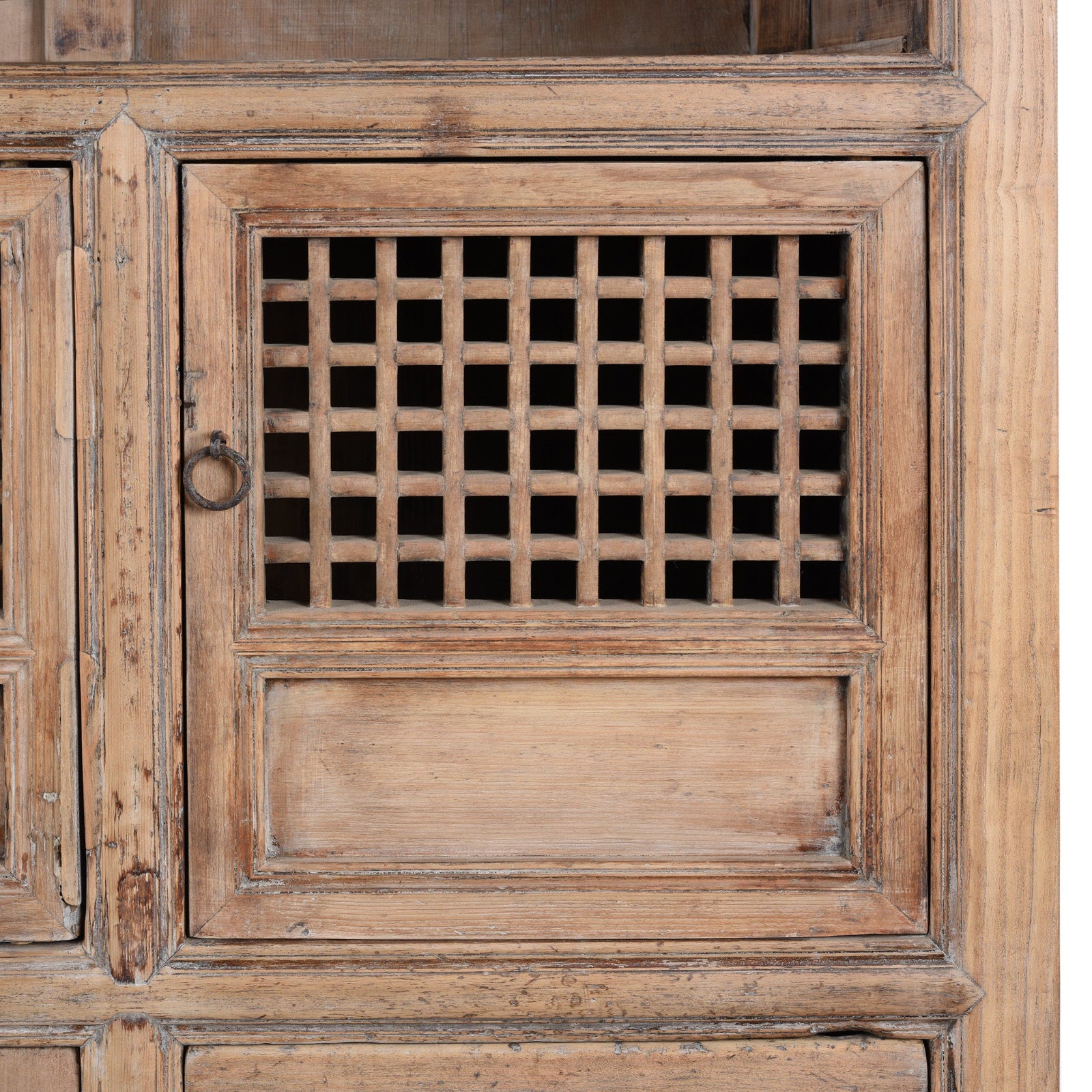 Chinese Elm Kitchen Cabinet From Hebei - 19th Century - Image 8