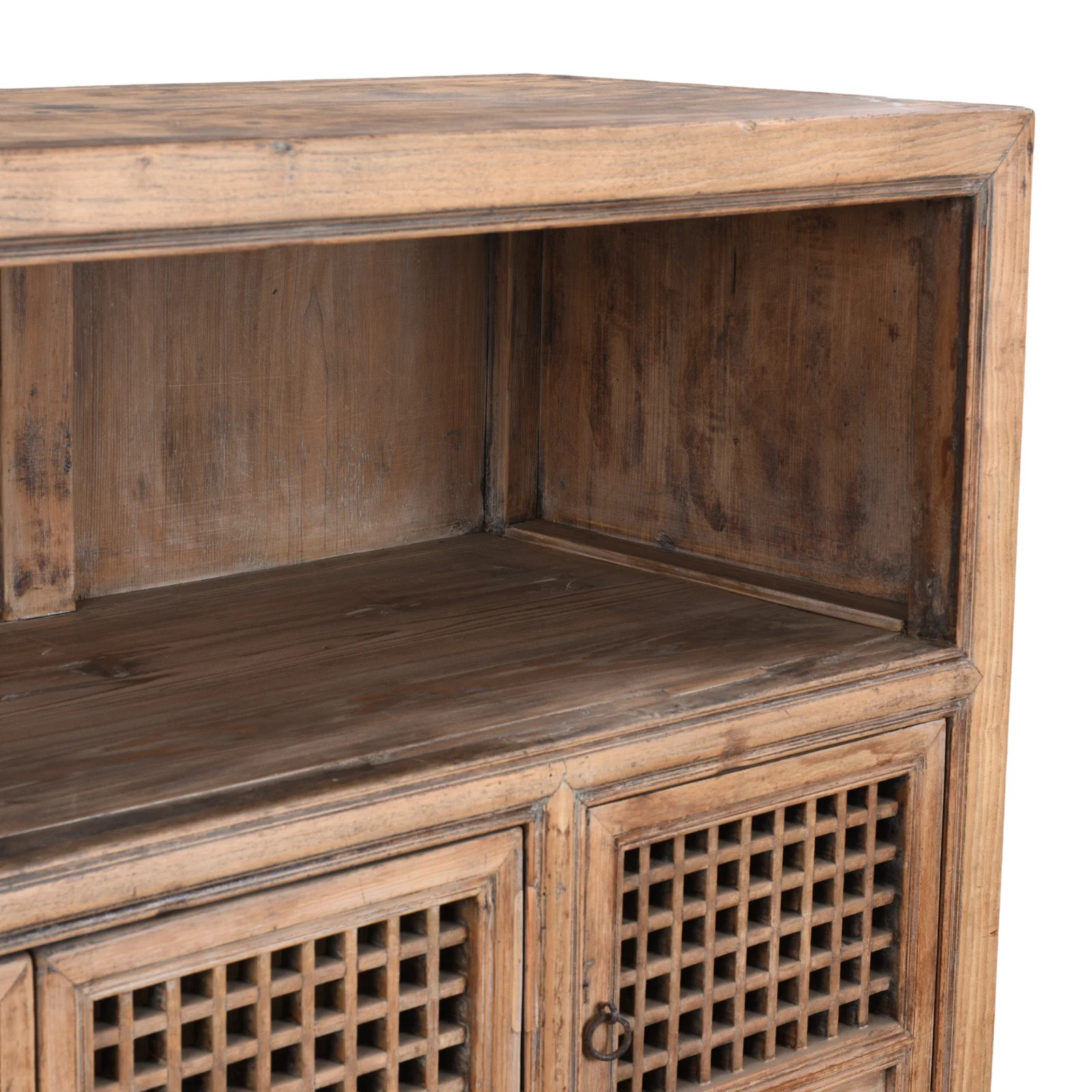 Chinese Elm Kitchen Cabinet From Hebei - 19th Century - Image 9
