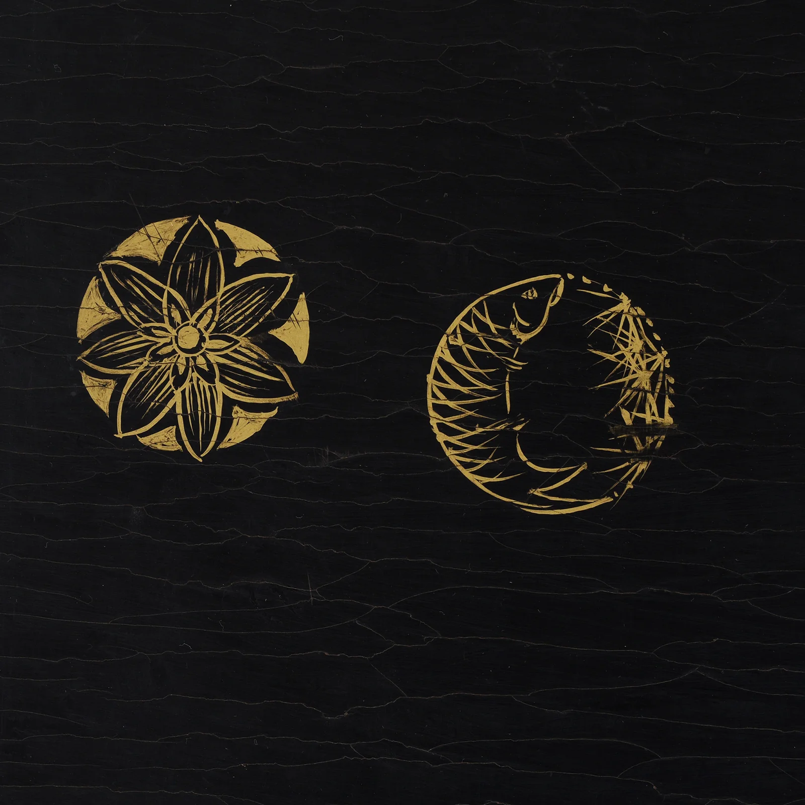 Chinese Export Black &amp; Gilt Lacquer Four-Fold Screen – Circa 1920 - Image 11