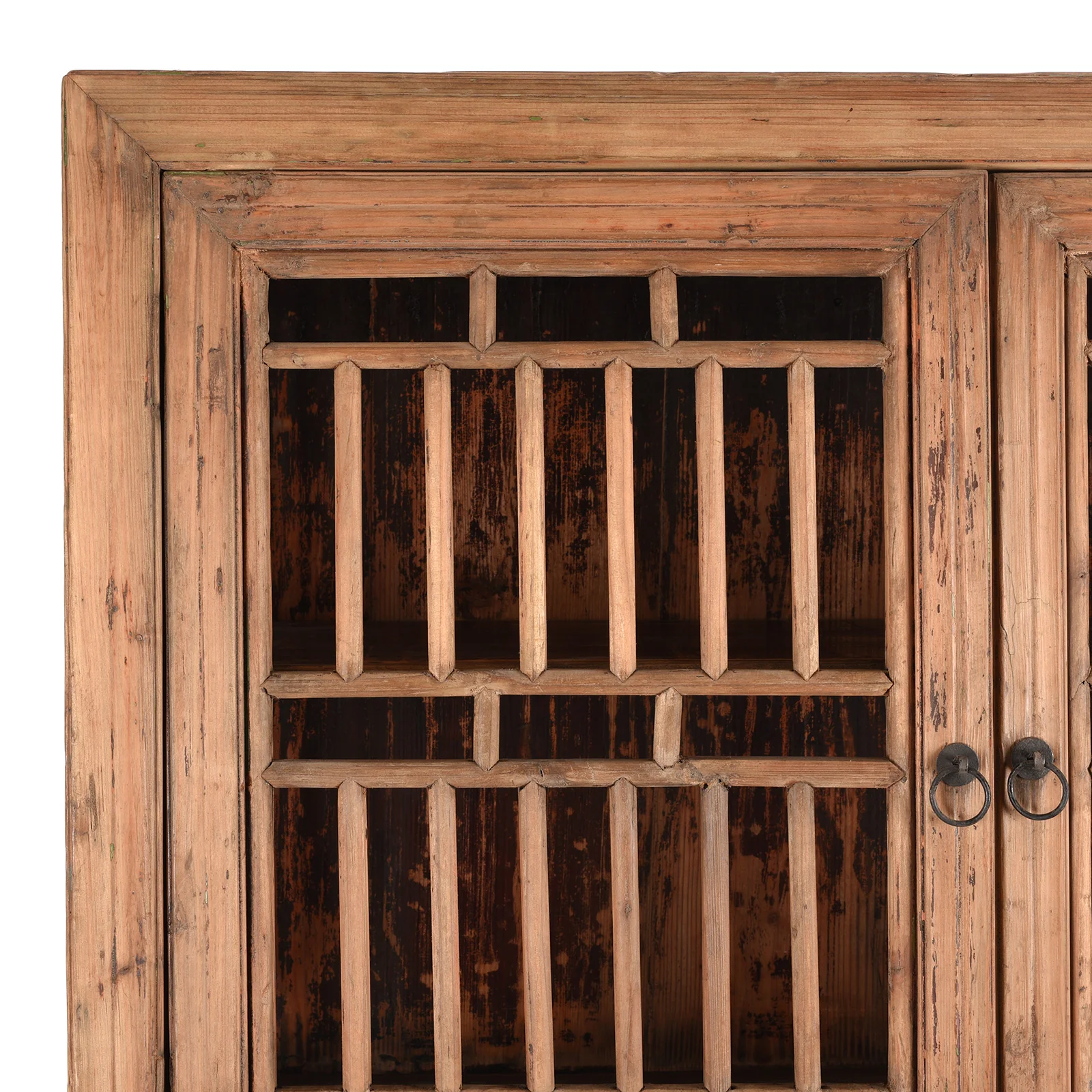 Lattice Kitchen Cabinet From Shanghai - 19th Century - Image 4