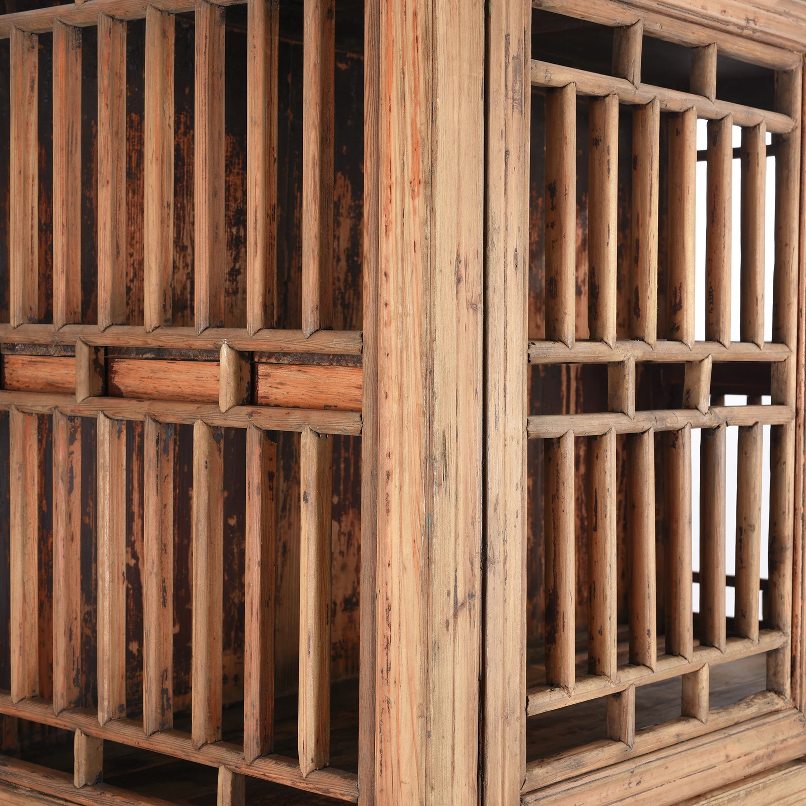 Lattice Kitchen Cabinet From Shanghai - 19th Century - Image 7