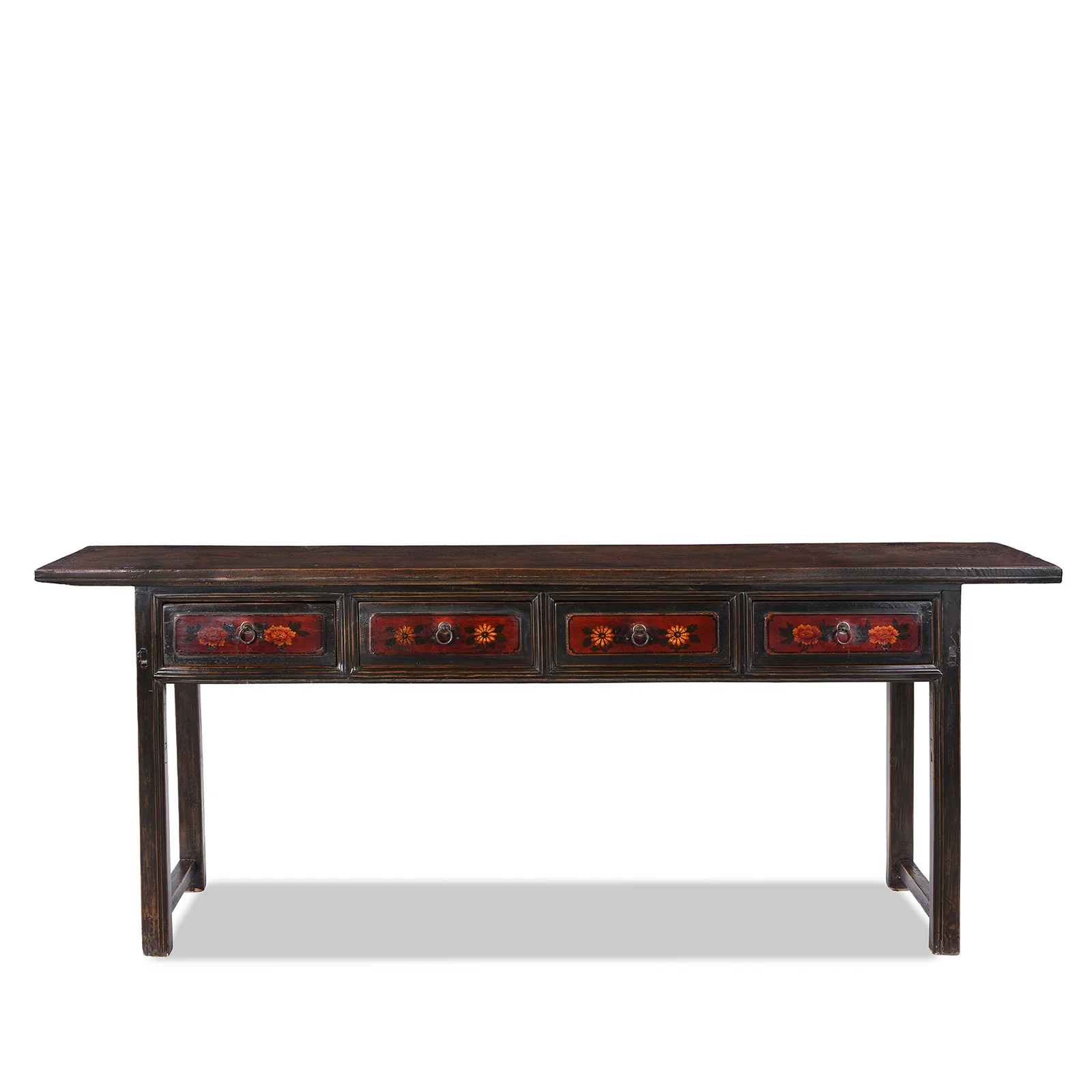 Painted Altar Table From Gansu - 19th Century