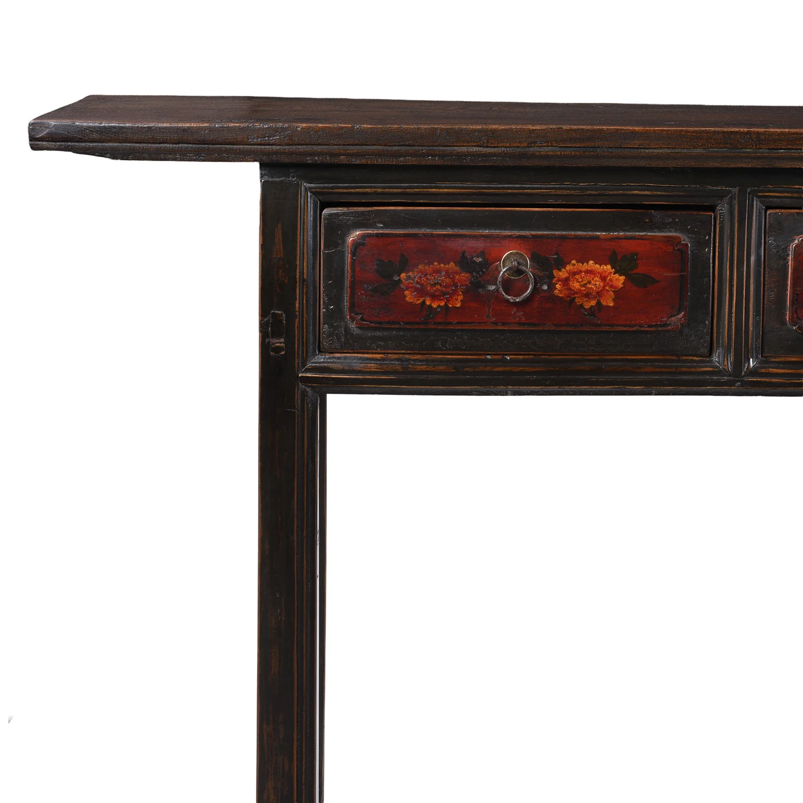 Painted Altar Table From Gansu - 19th Century - Image 2