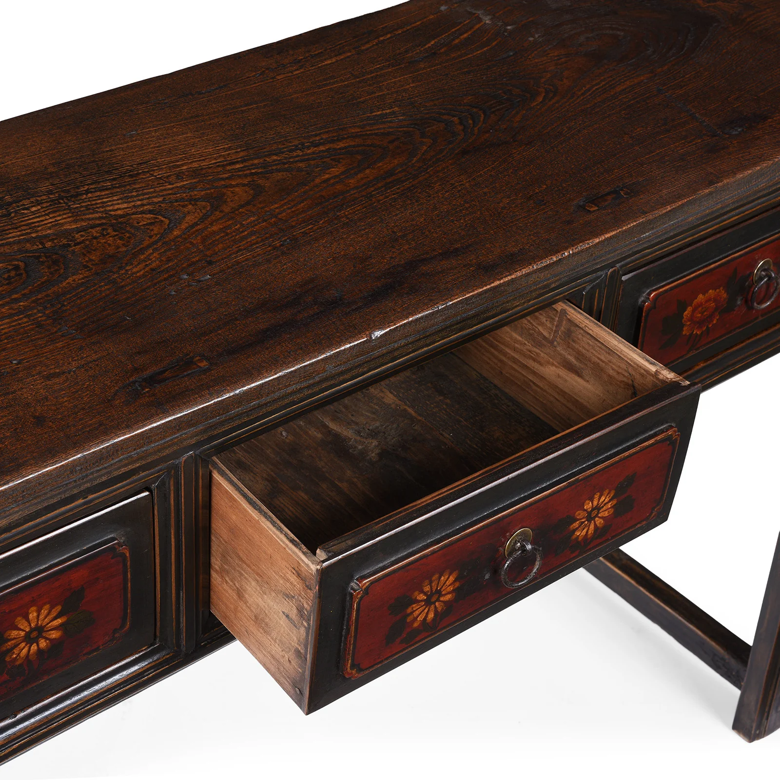 Painted Altar Table From Gansu - 19th Century - Image 4
