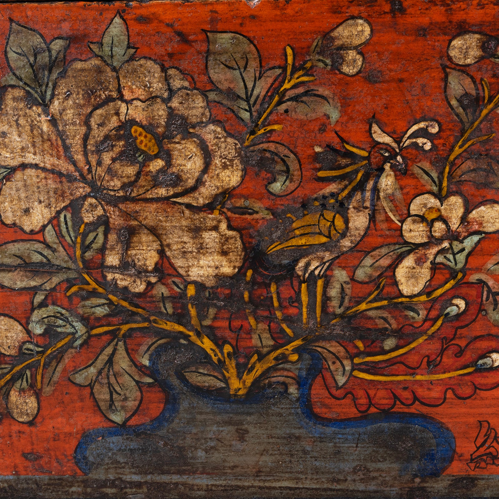 Painted Chest From Gansu - 19th Century - Image 6