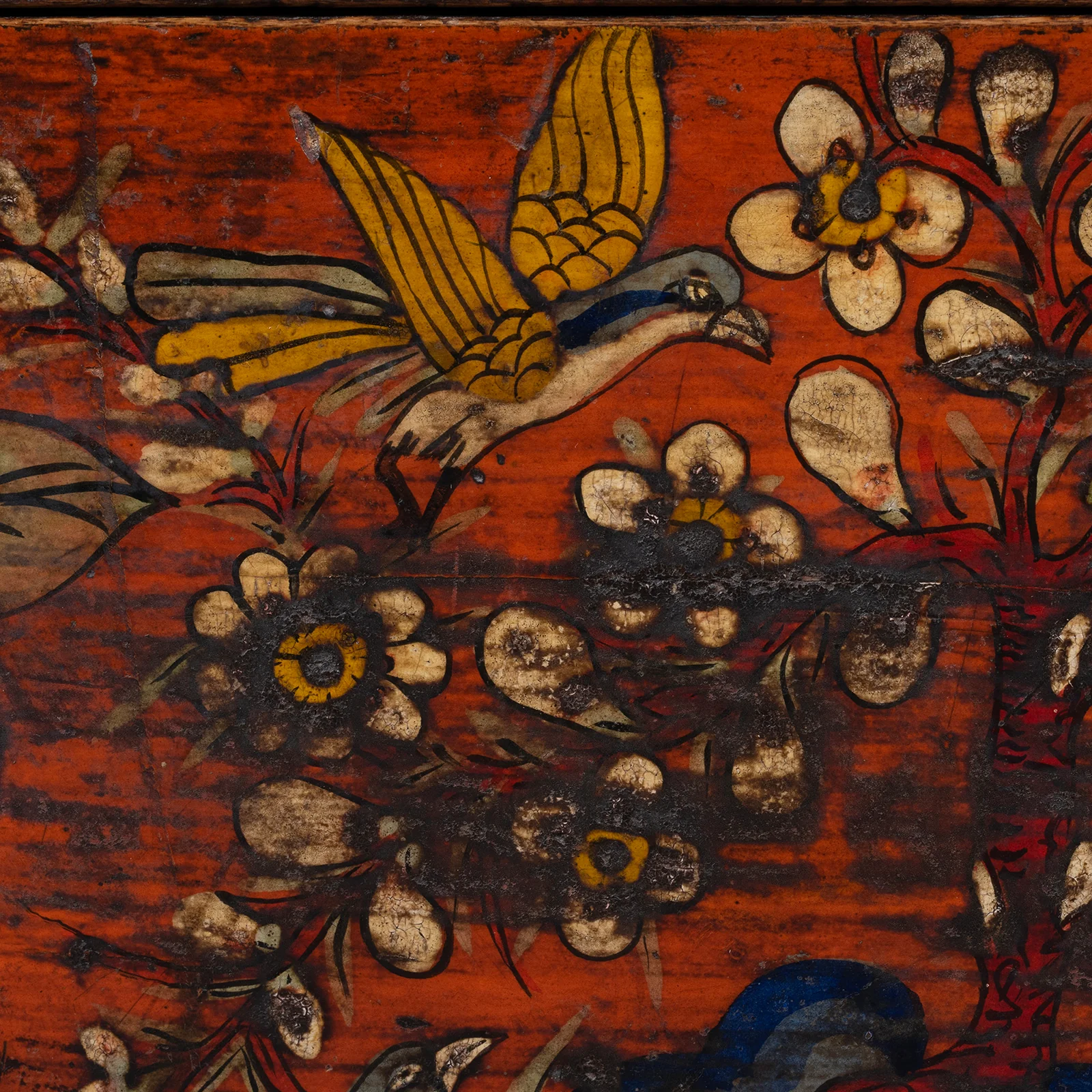 Painted Chest From Gansu - 19th Century - Image 7