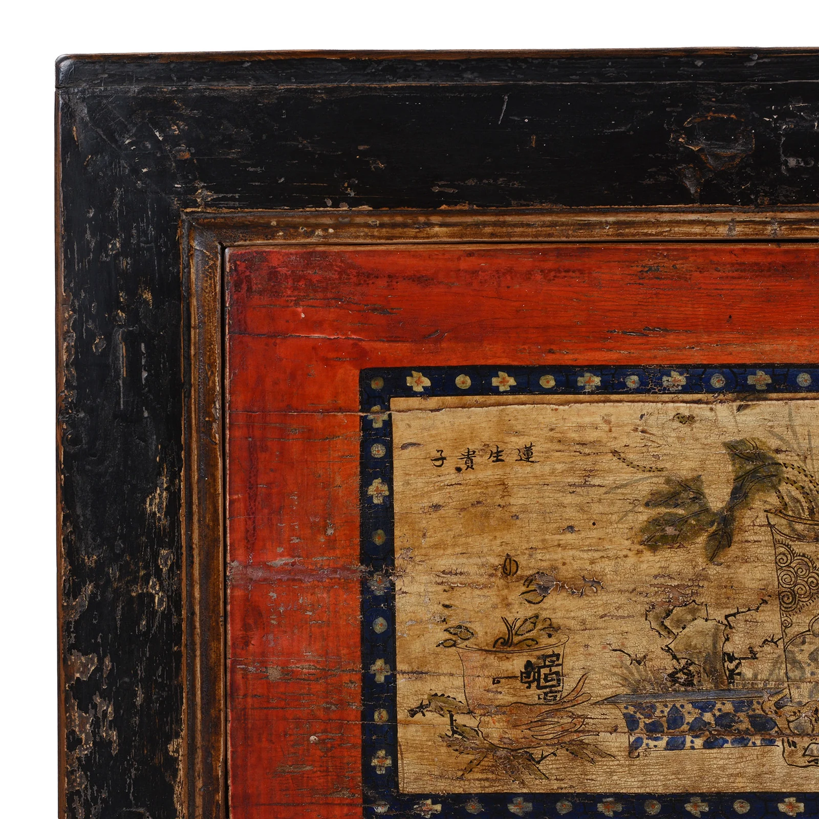 Painted Gansu Grain Store Sideboard - 19th Century - Image 2