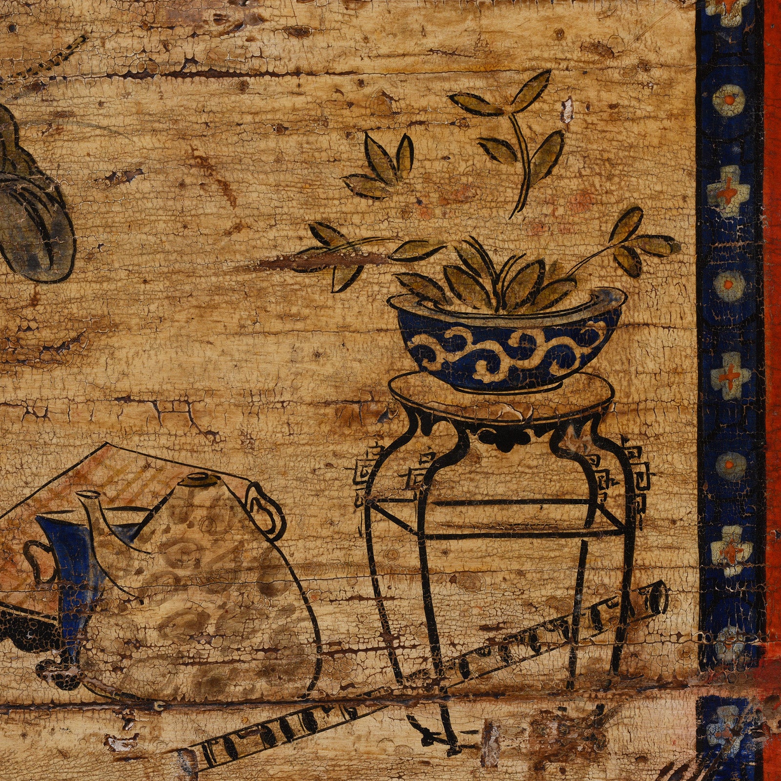 Painted Gansu Grain Store Sideboard - 19th Century - Image 8