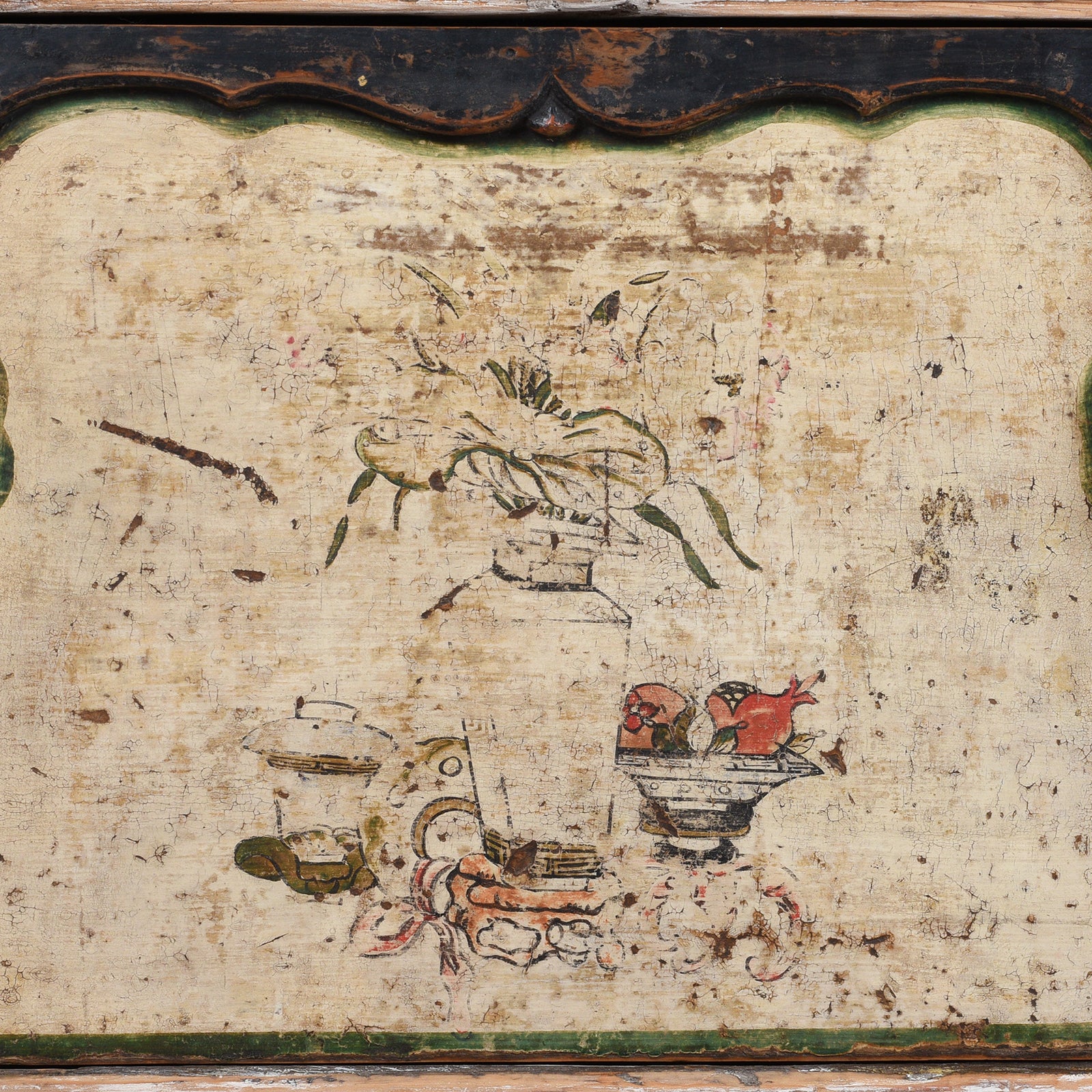 Painted Low Sideboard From Gansu, China - 19th Century - Image 5