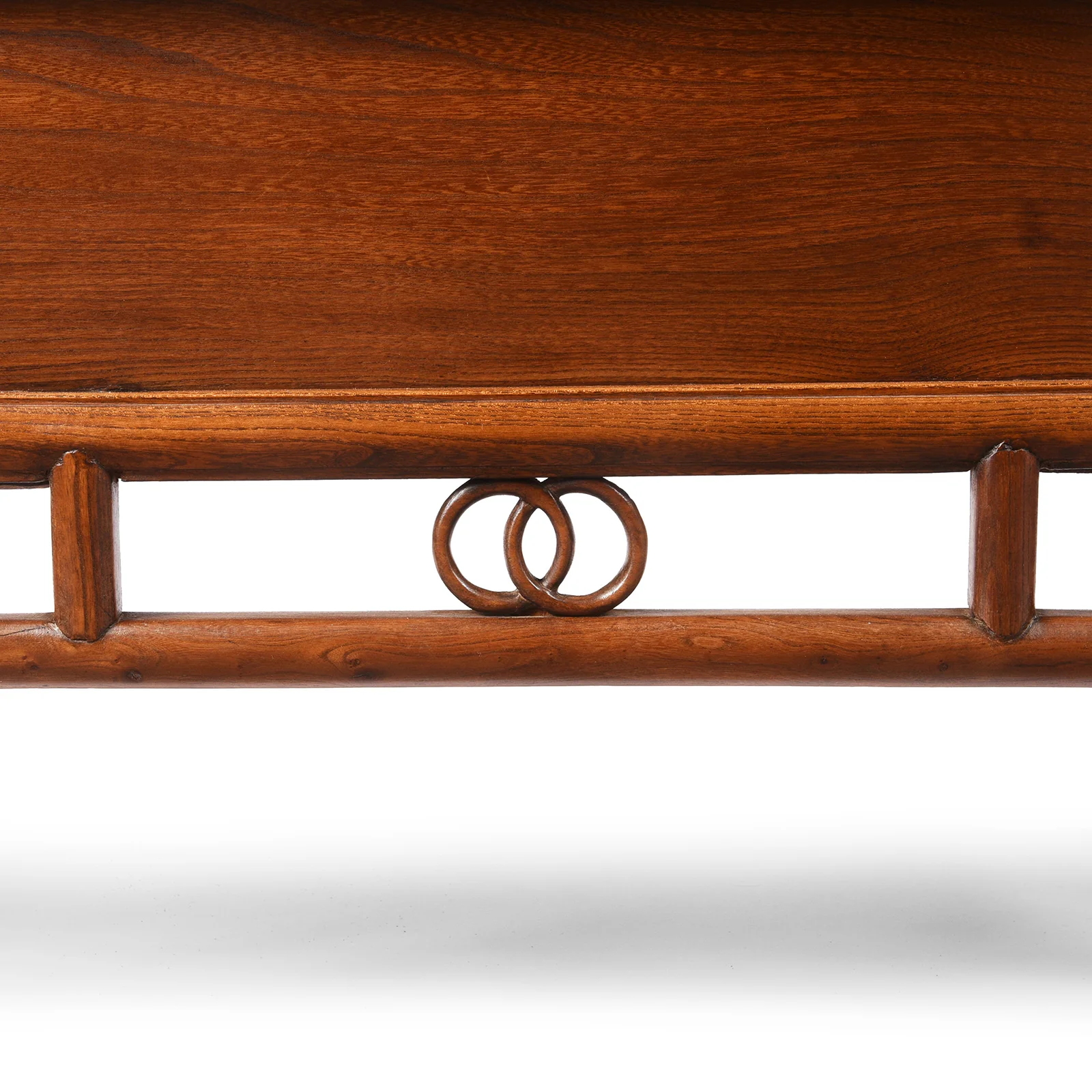 Chinese Red Elm Taper Cabinet - Qing Dynasty - Image 9