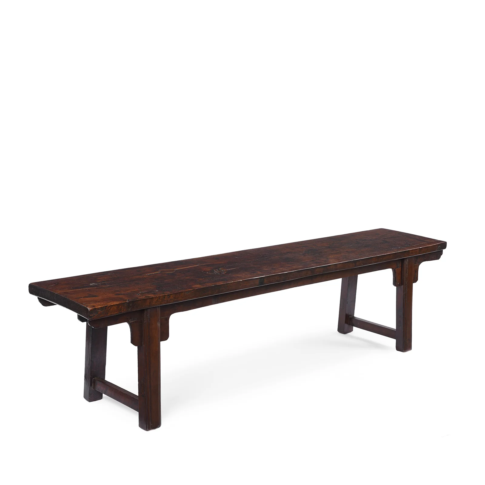 Chinese Walnut Bench From Shanxi - 19th Century - Image 5