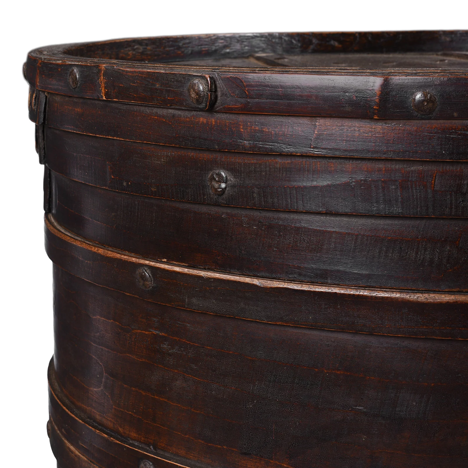 Painted Willow Food Container From Shanxi - 19th Century - Image 2