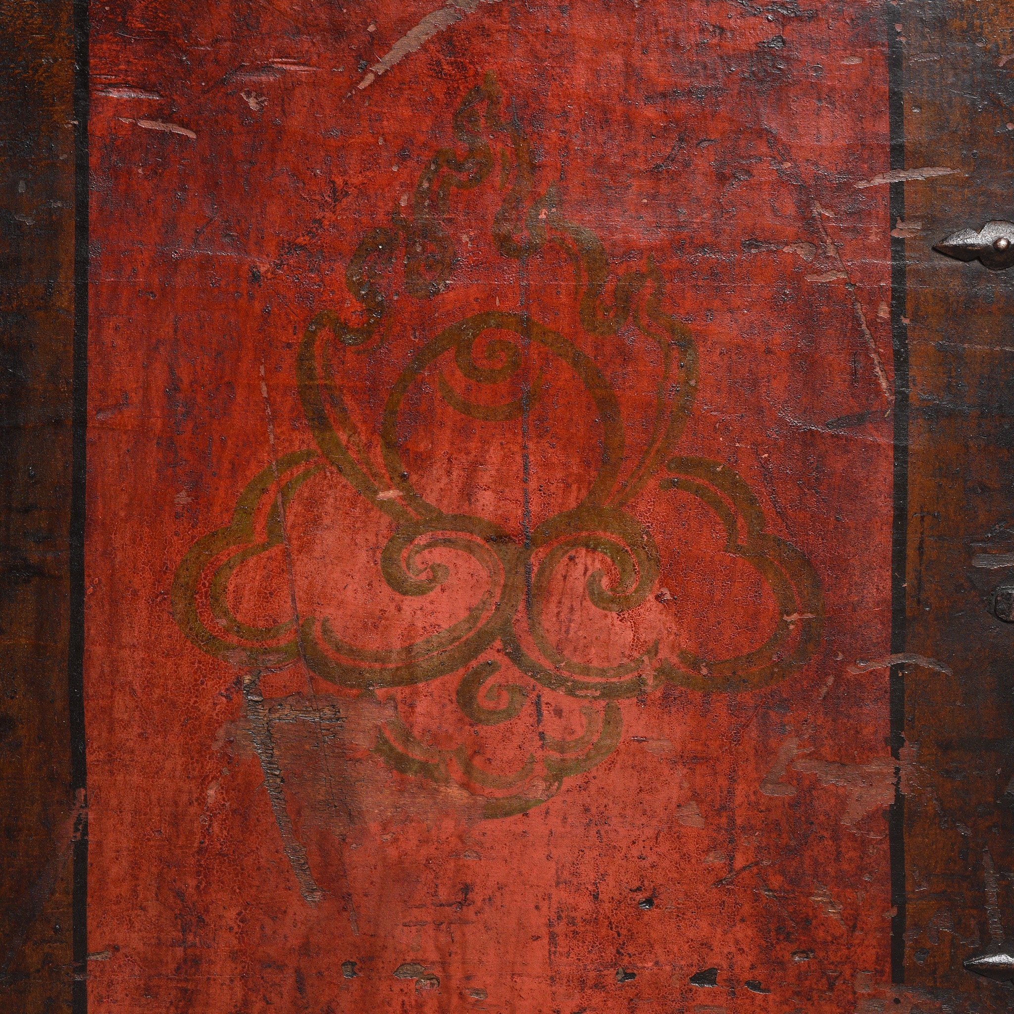 Painted Tibetan Dragon Storage Chest - 18th Century - Image 10