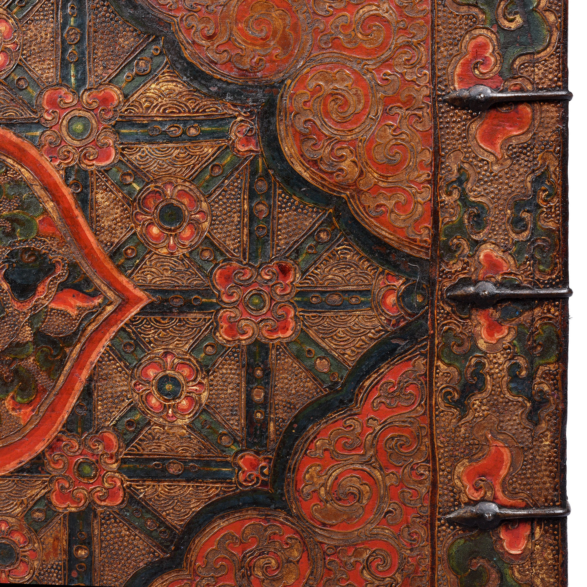Painted Tibetan Dragon Storage Chest - 18th Century - Image 4