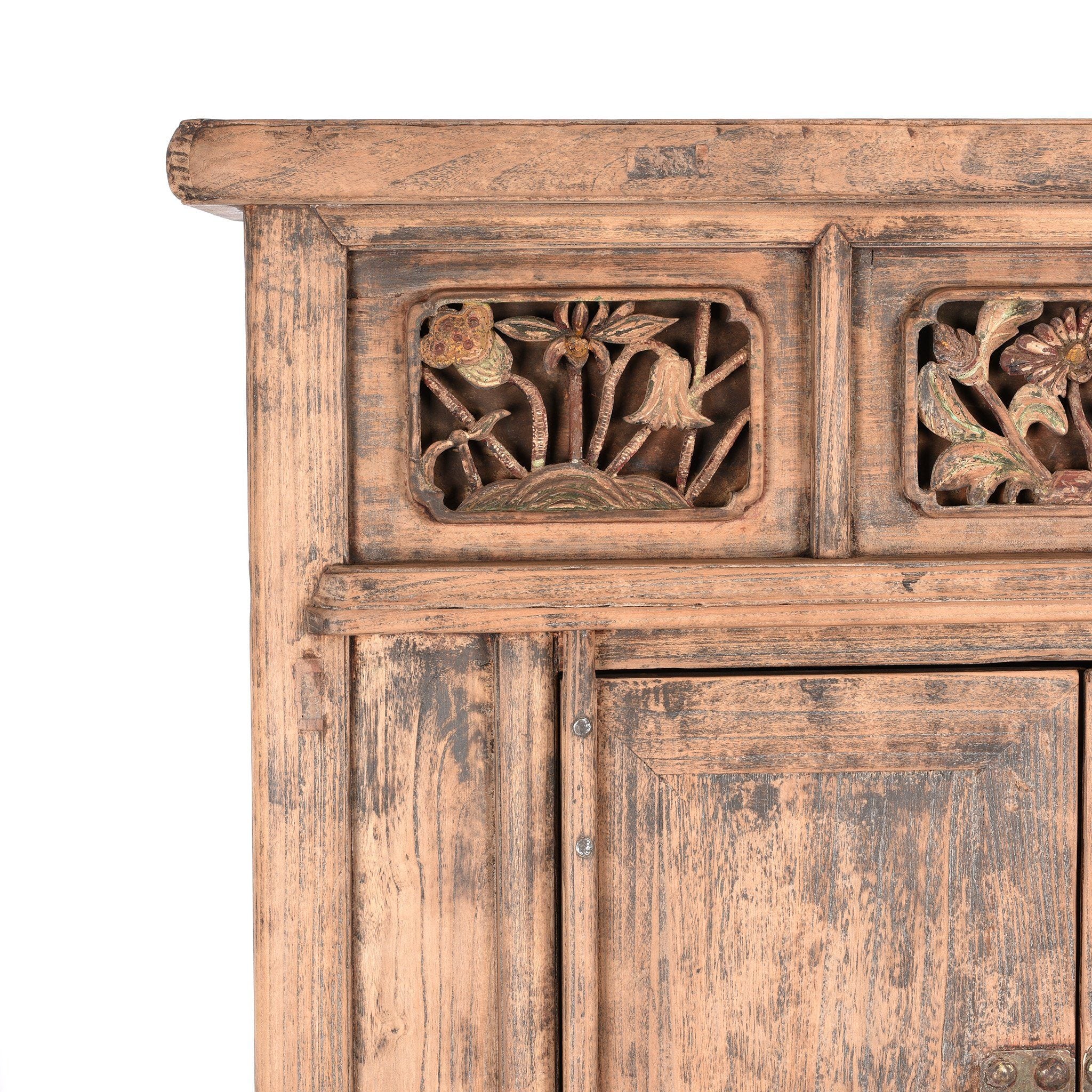 Provincial Elm Chinese Cabinet From Shanxi - 19thC - Image 2