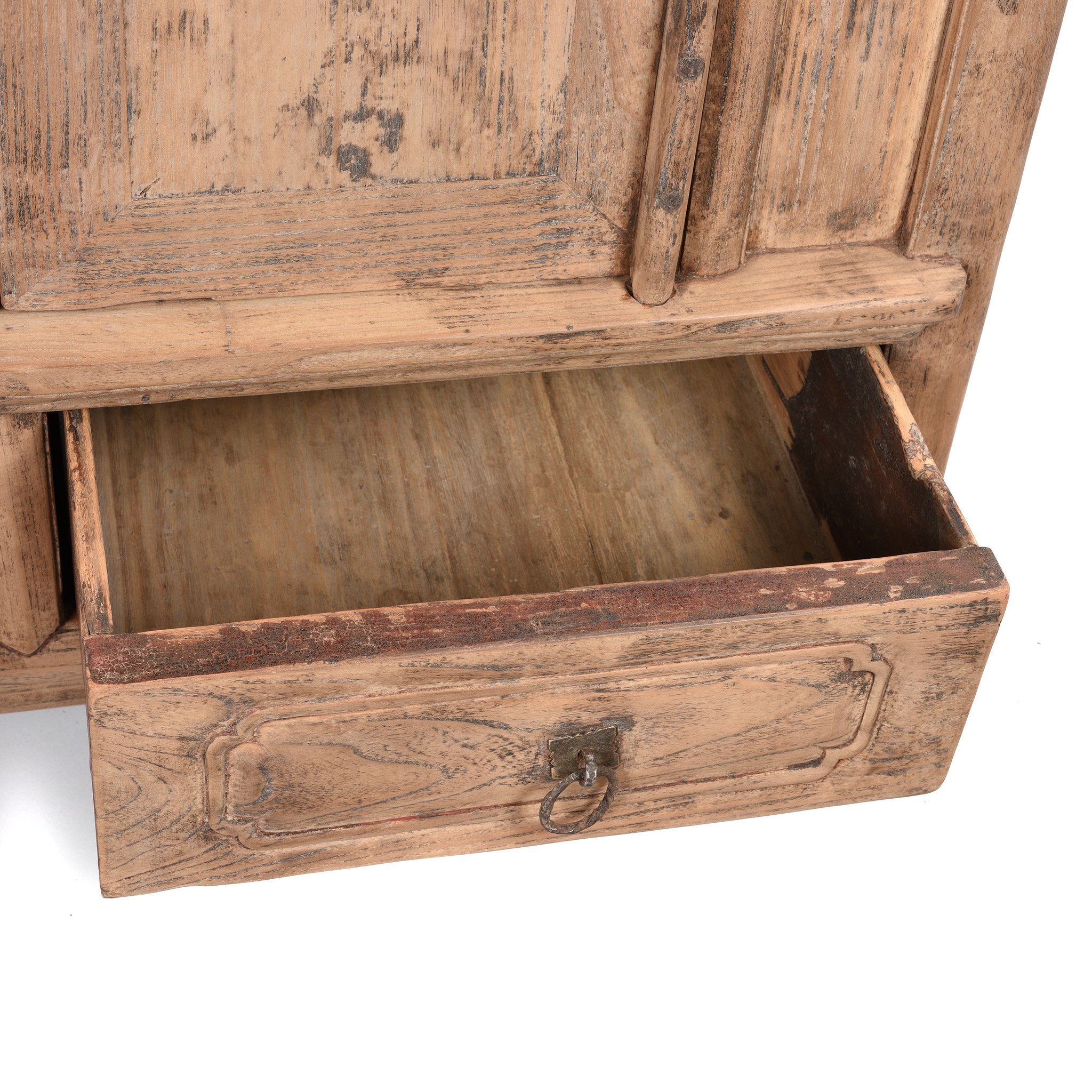 Provincial Elm Chinese Cabinet From Shanxi - 19thC - Image 5