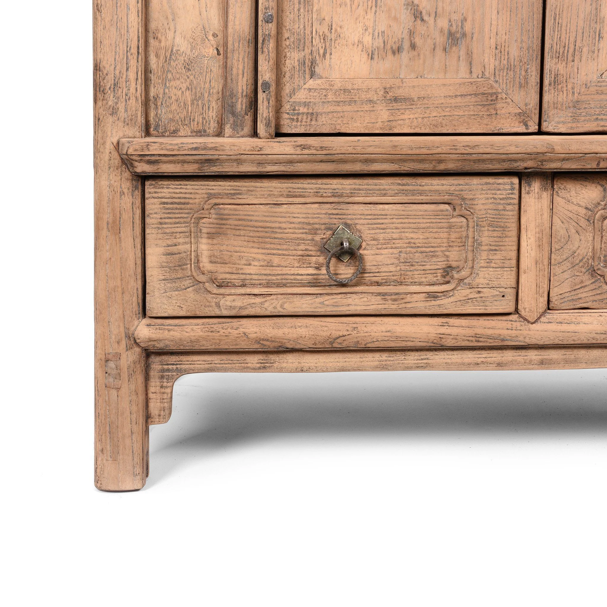 Provincial Elm Chinese Cabinet From Shanxi - 19thC - Image 6