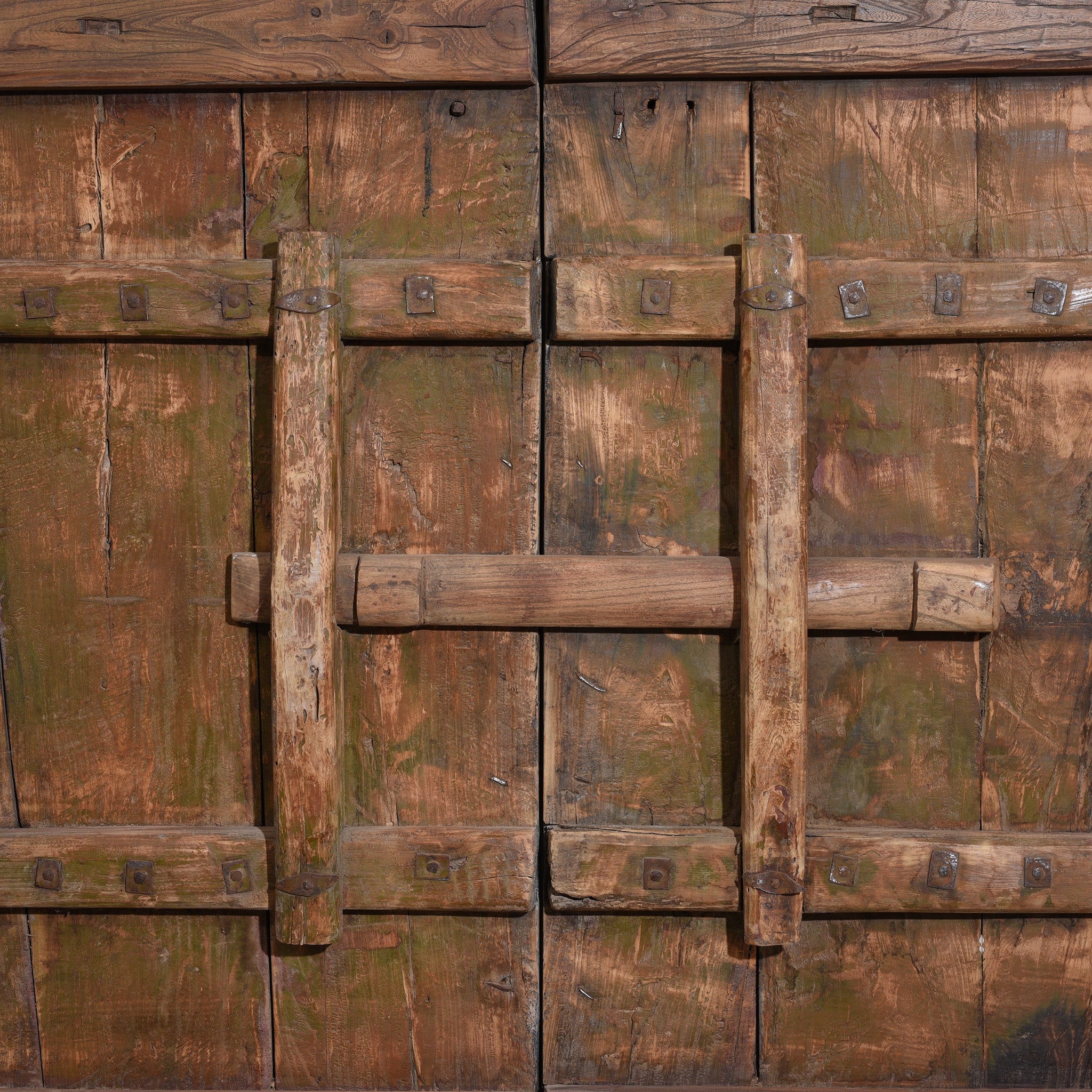 Iron Bound Elm Doors From Shanxi Province - 19thC - Image 10