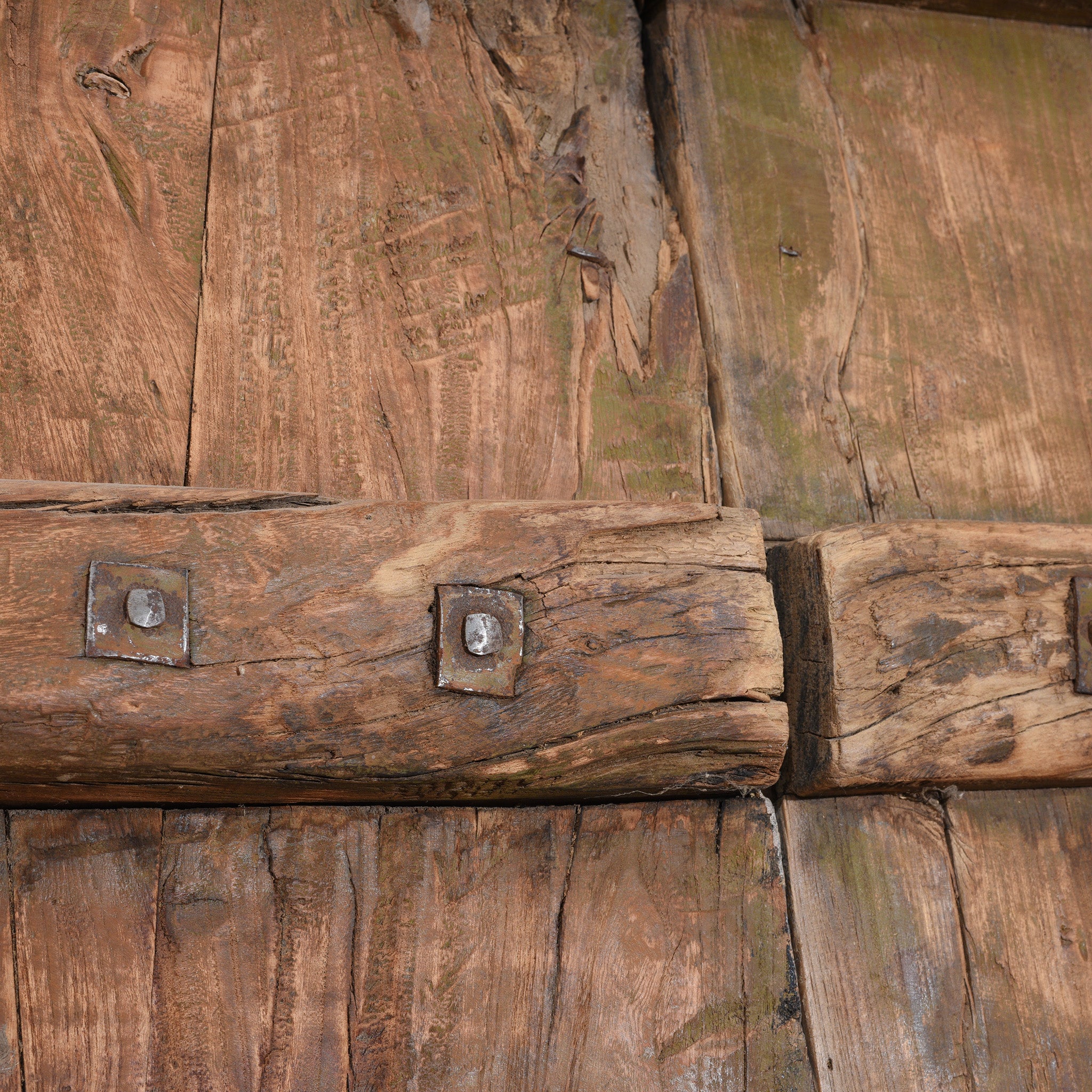 Iron Bound Elm Doors From Shanxi Province - 19thC - Image 11