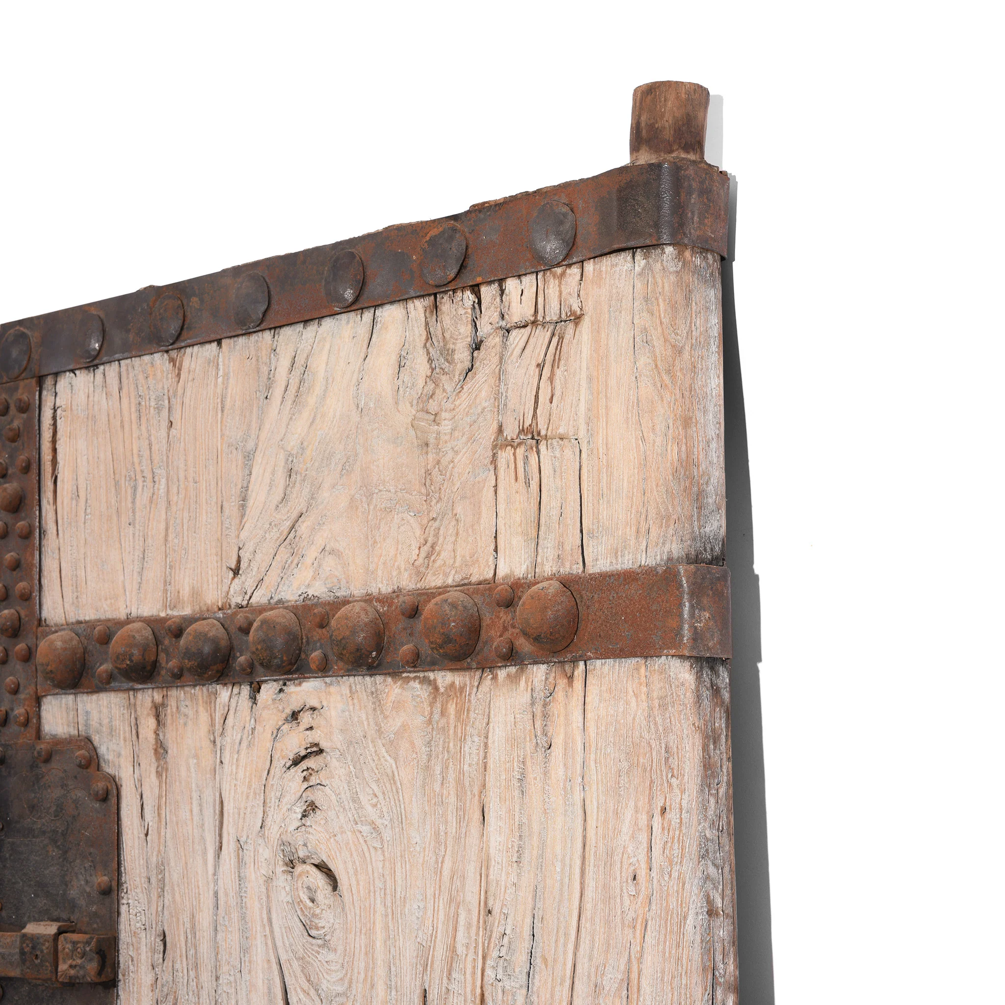 Iron Bound Elm Doors From Shanxi Province - 19thC - Image 6