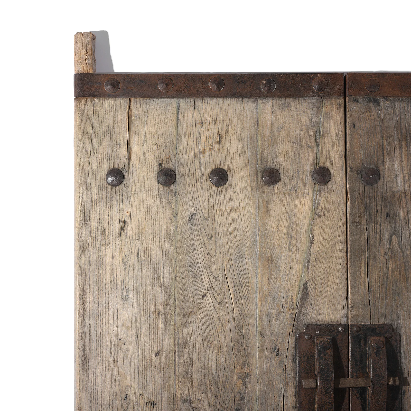 Bleached Elm Doors From Shanxi - 19th Century - Image 2