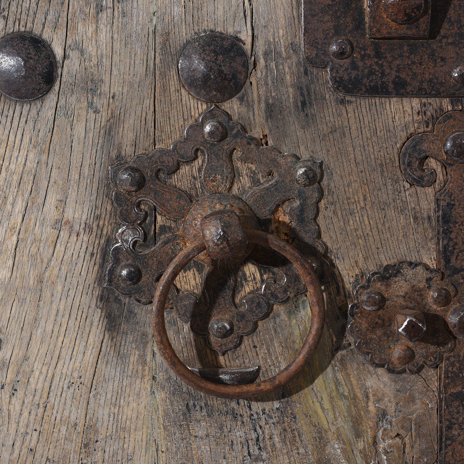 Bleached Elm Doors From Shanxi - 19th Century - Image 5