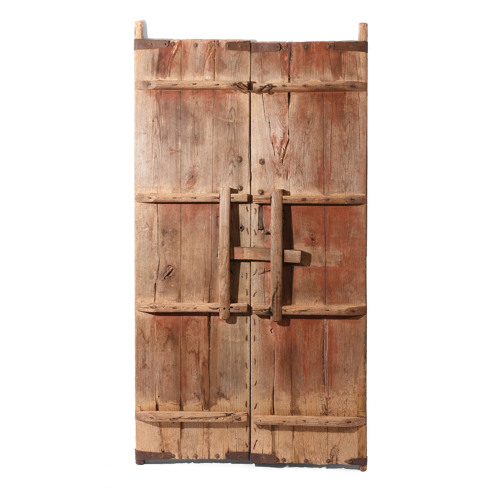 Bleached Elm Doors From Shanxi - 19th Century - Image 6