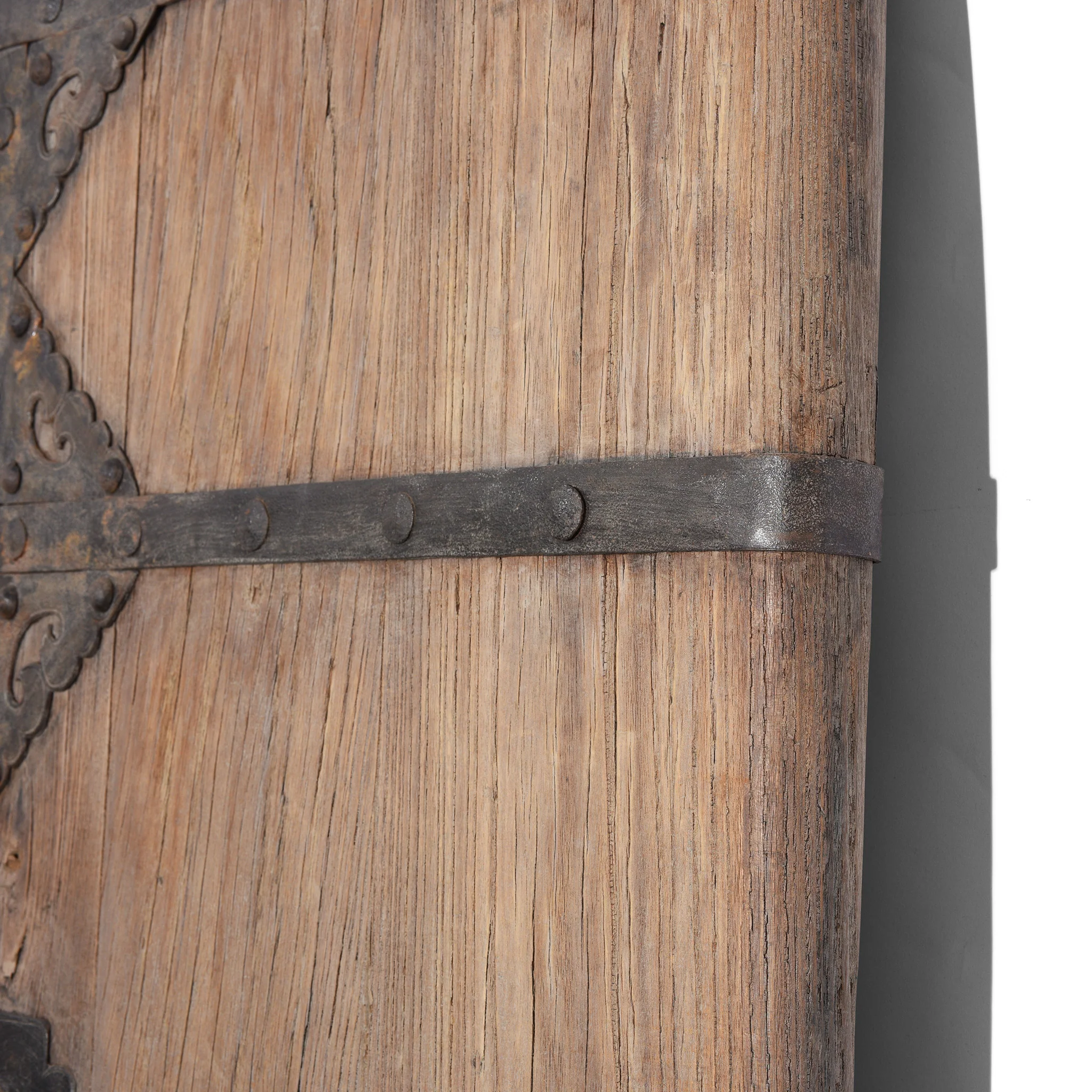 Iron Bound Elm Doors From Shanxi Province - 19thC - Image 5