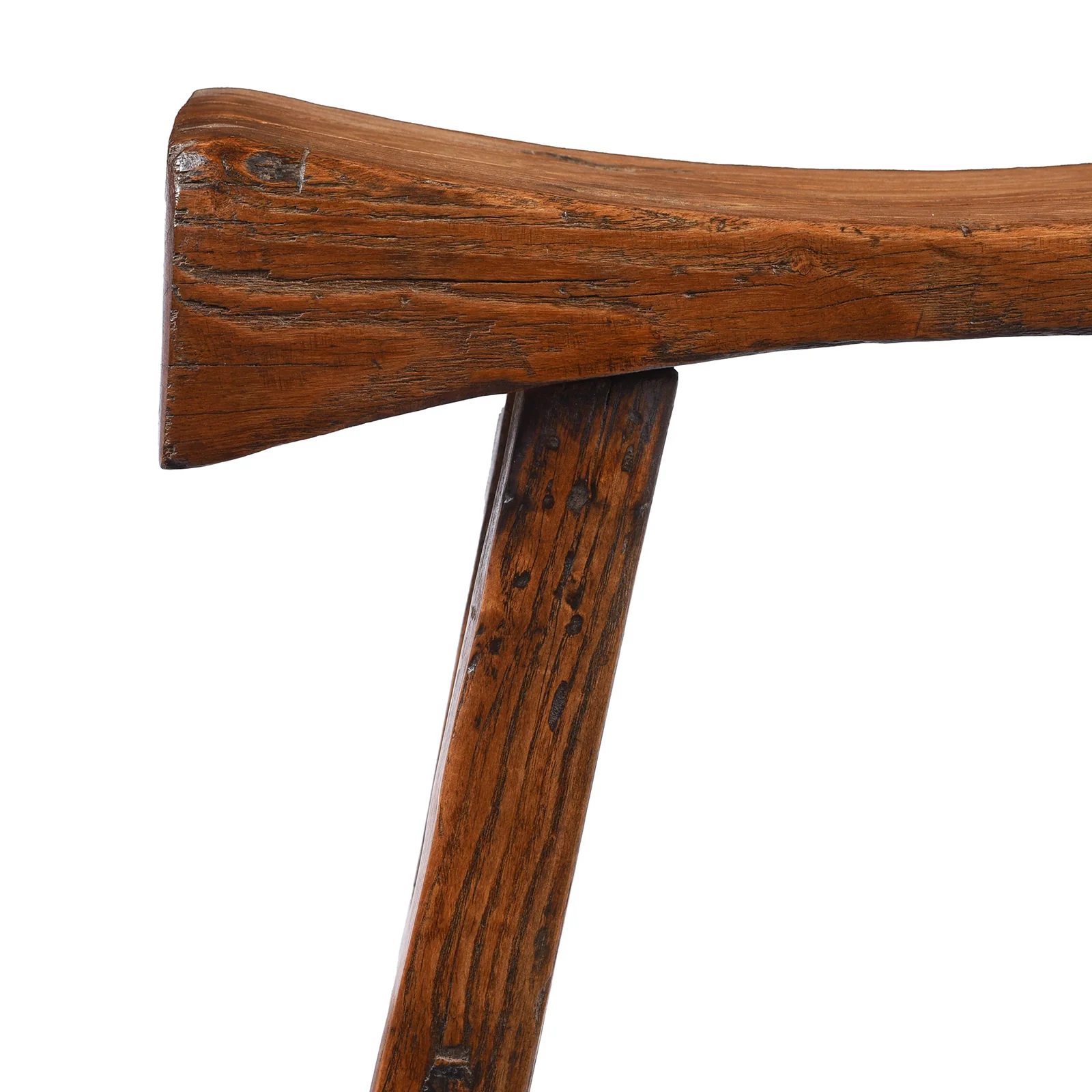 Elm Saddle Stool from Shanxi - 19th Century - Image 2
