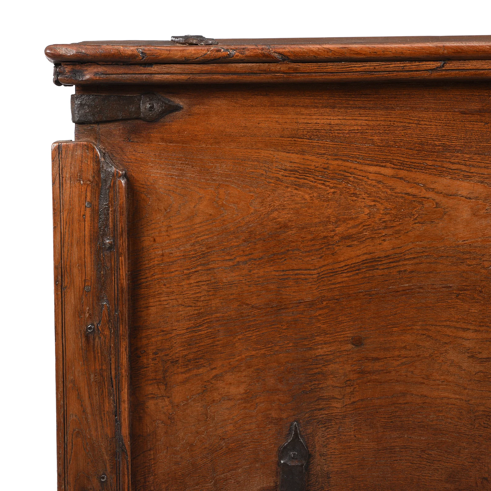Iron Bound Teak Merchant Chest From Goa - 19th Century - Image 16