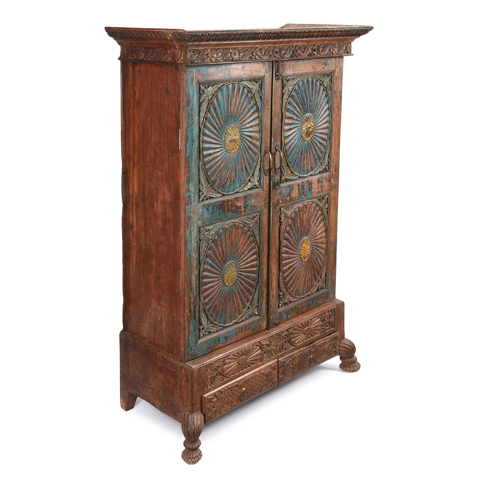 Indian Almirah Cabinet From Gujarat - 19thC - Image 11