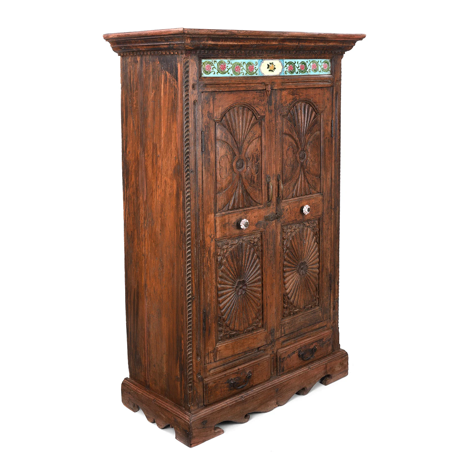 Almirah Cabinet From Gujarat - 19th Century - Image 6