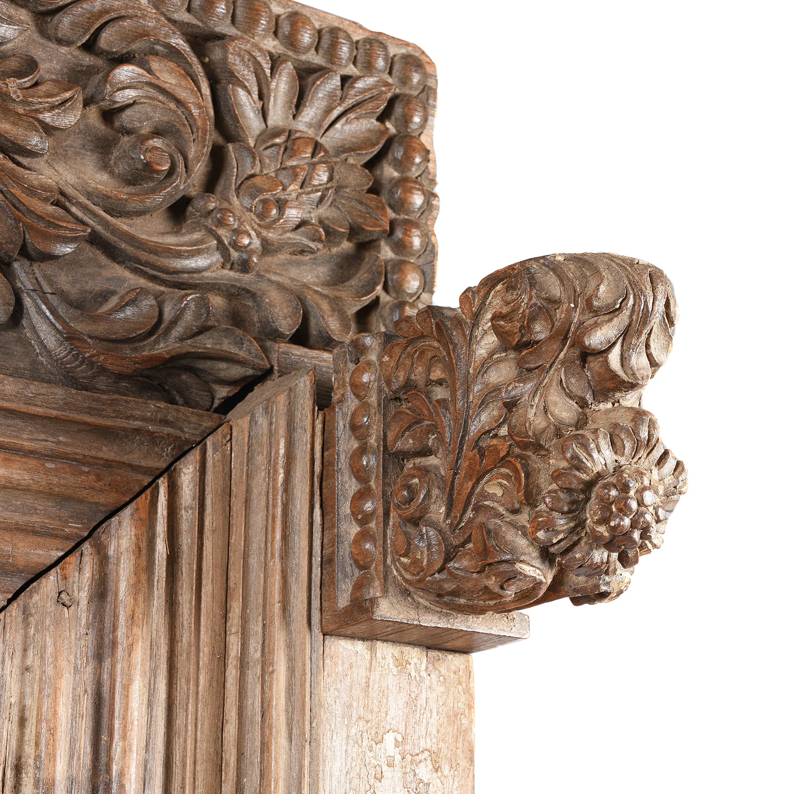 Carved Indian Teak Door From Kutch - 19th Century - Image 3