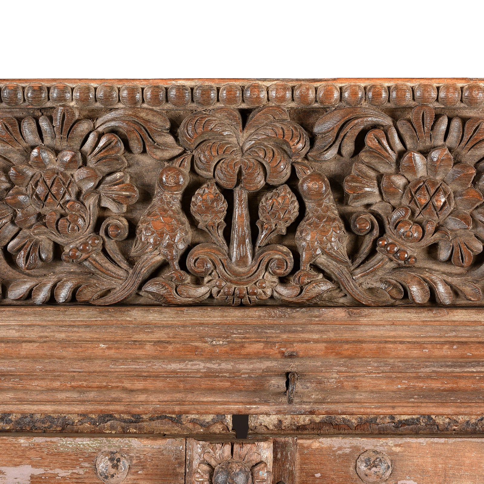 Carved Indian Teak Door From Kutch - 19th Century - Image 5