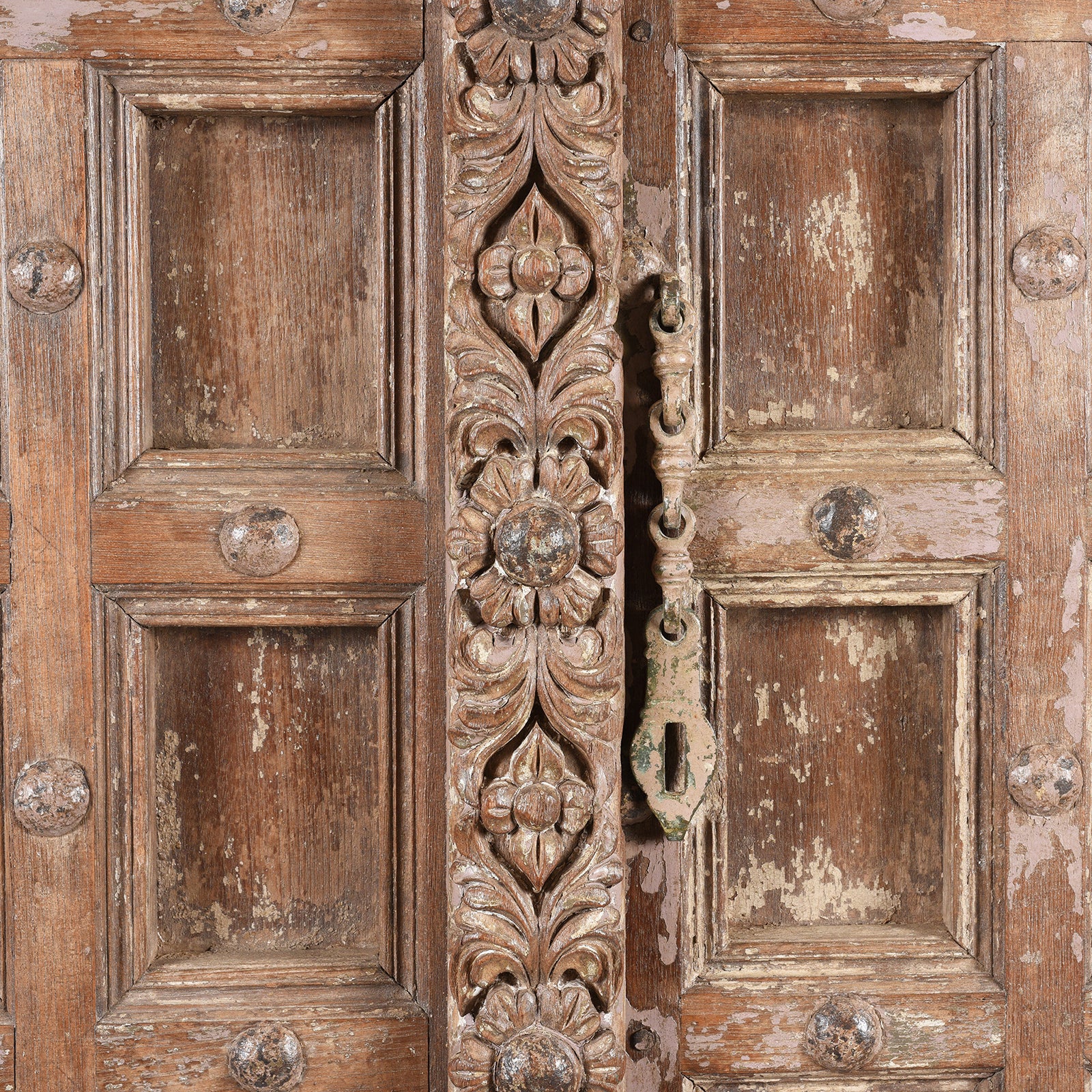 Carved Indian Teak Door From Kutch - 19th Century - Image 7