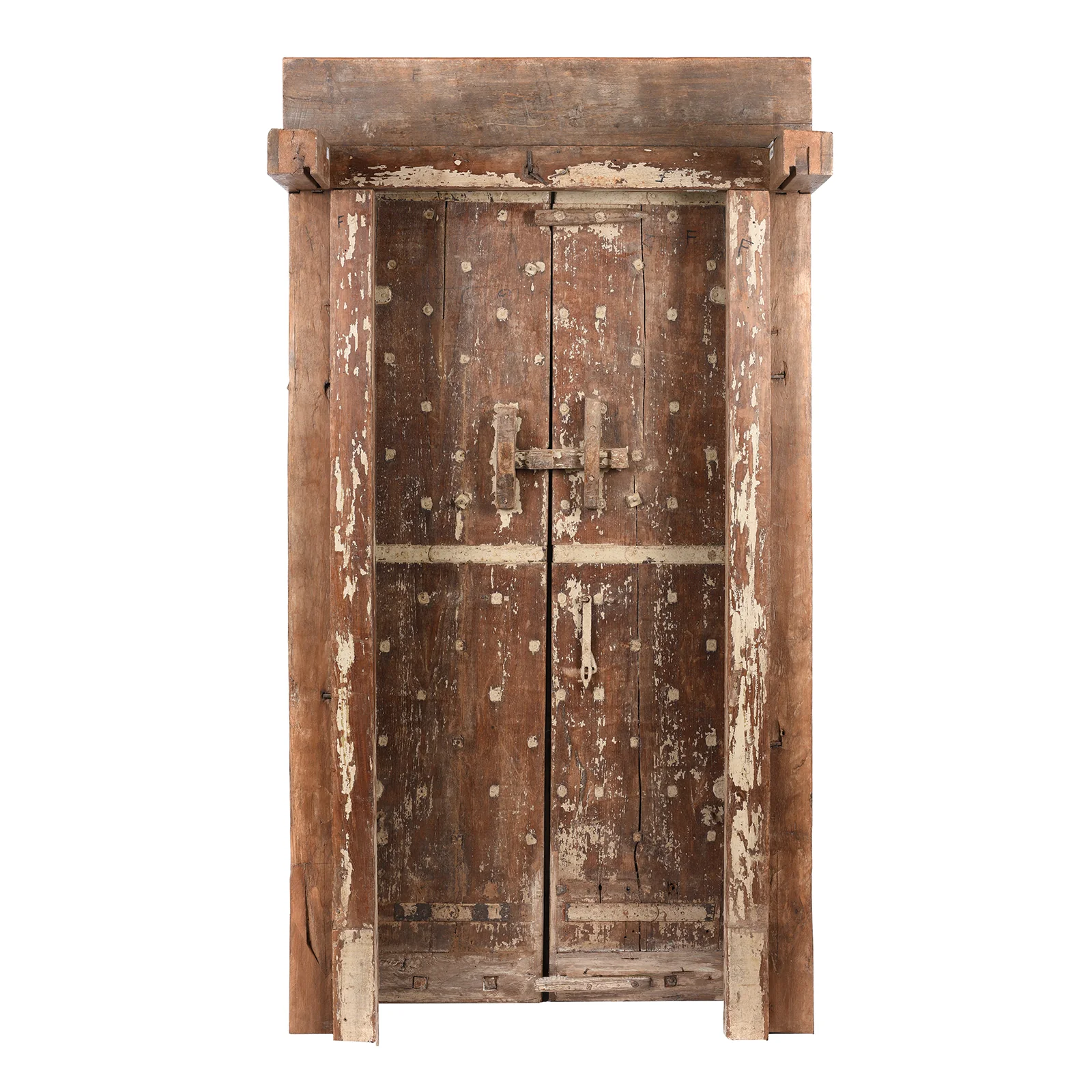 Carved Indian Teak Door From Kutch - 19th Century - Image 8