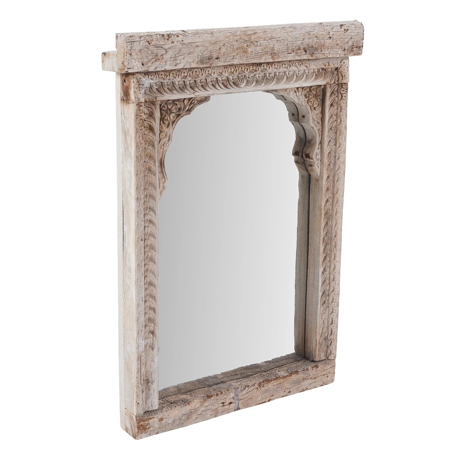 Bleached Shekhawati Mirror - 19th Century - Image 3